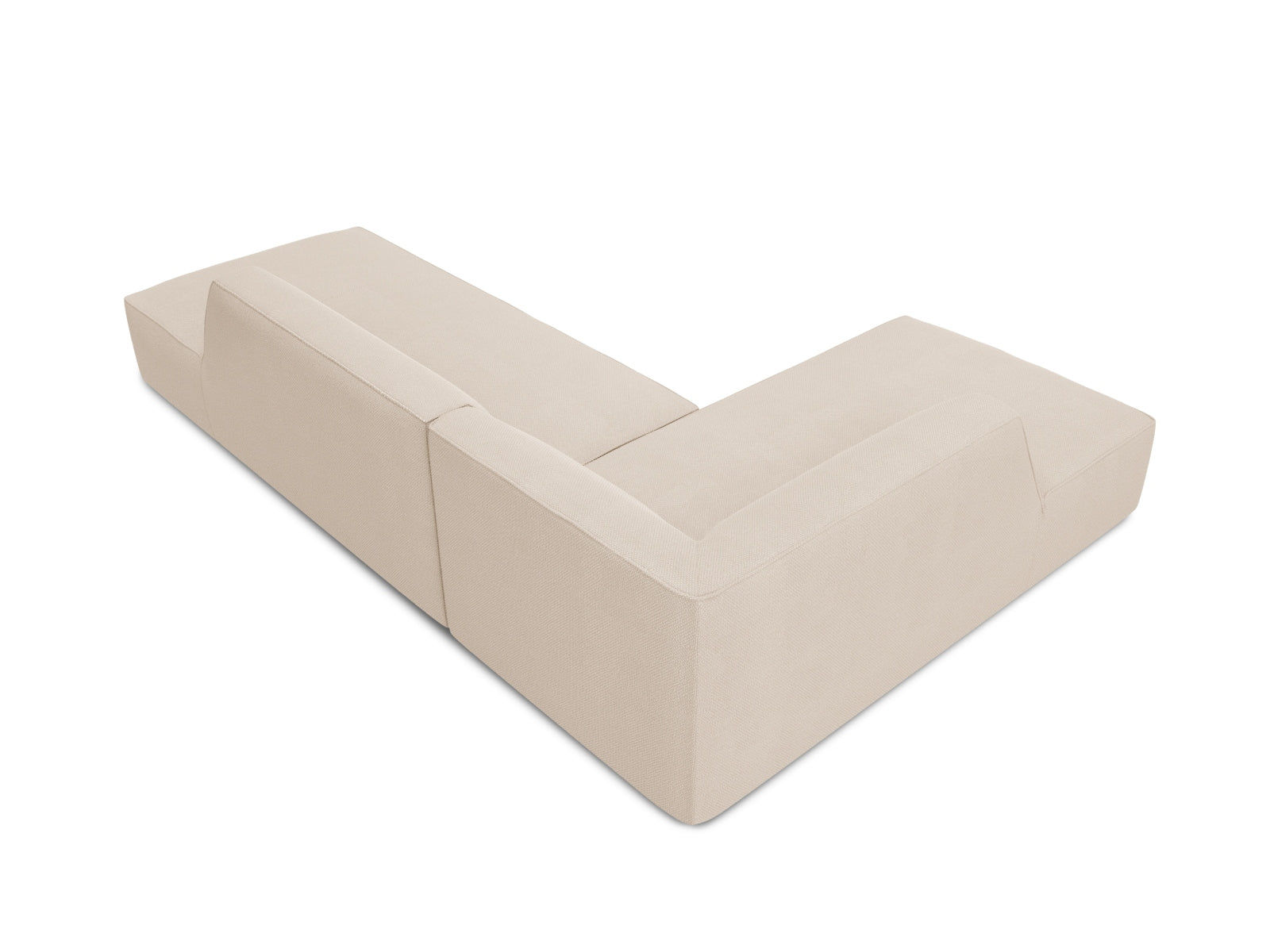 Ruby Modulares Ecksofa links 4 Sitzer in Beige-Ottawa präsentiert im Onlineshop von KAQTU Design AG. Ecksofa links ist von Micadoni