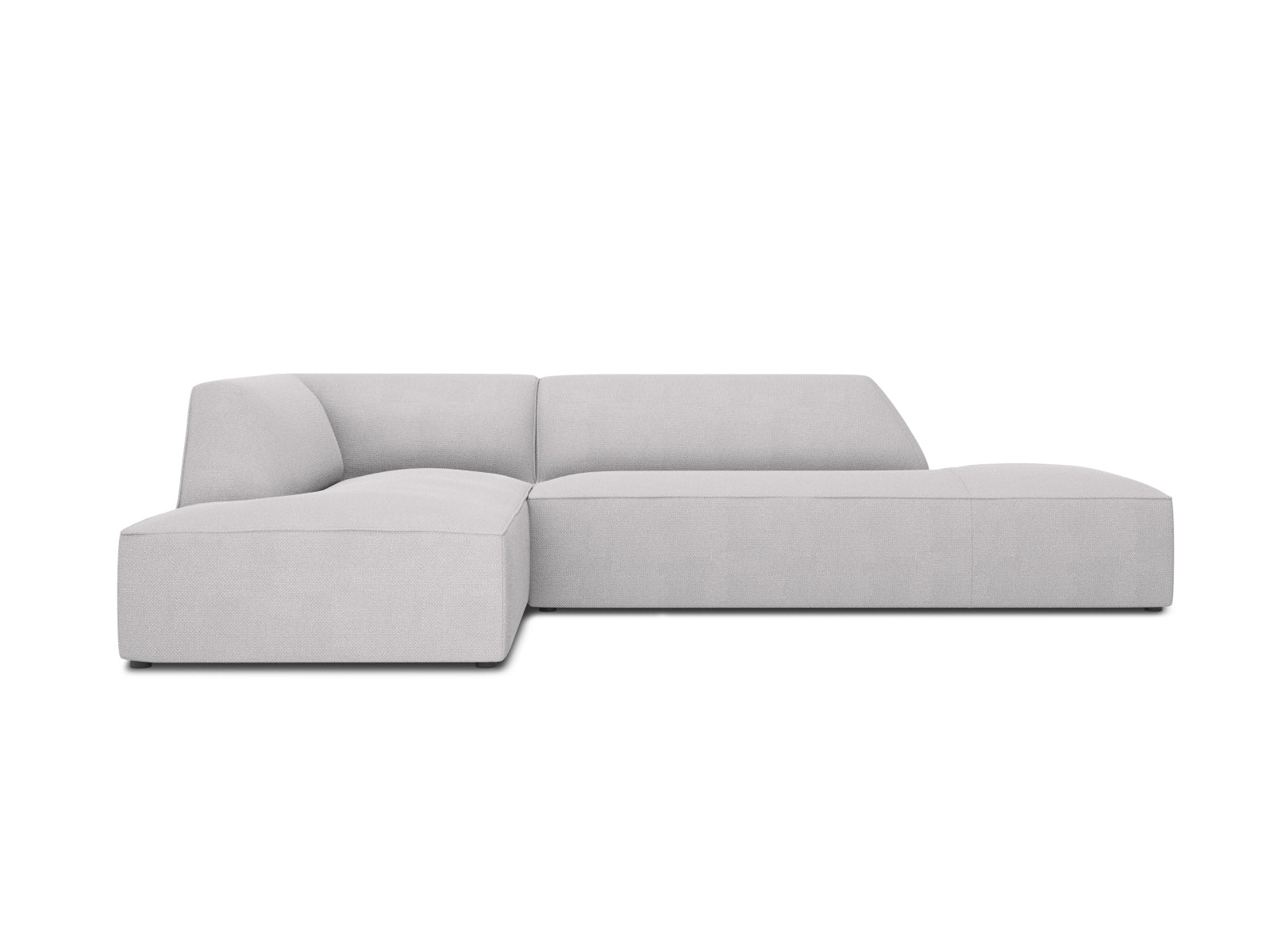 Ruby Modulares Ecksofa links 4 Sitzer in Light Grey-Ottawa präsentiert im Onlineshop von KAQTU Design AG. Ecksofa links ist von Micadoni