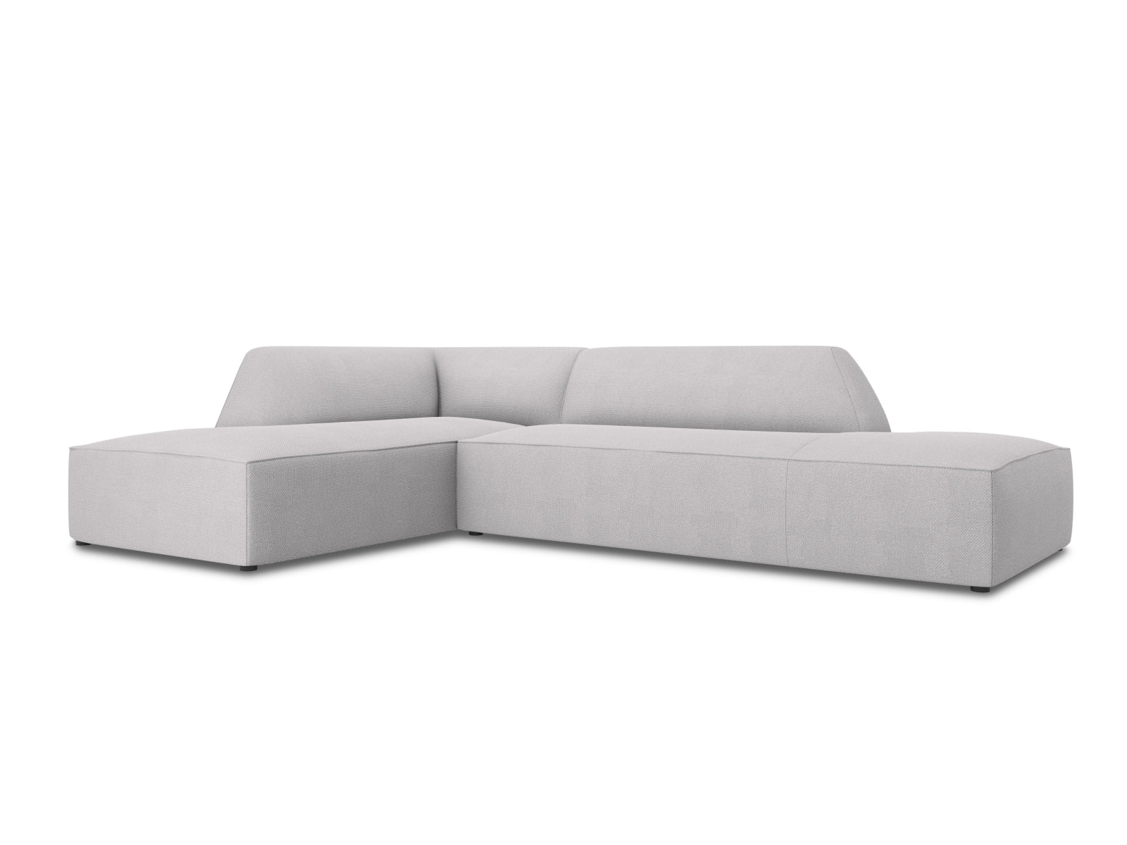 Ruby Modulares Ecksofa links 4 Sitzer in Light Grey-Ottawa präsentiert im Onlineshop von KAQTU Design AG. Ecksofa links ist von Micadoni