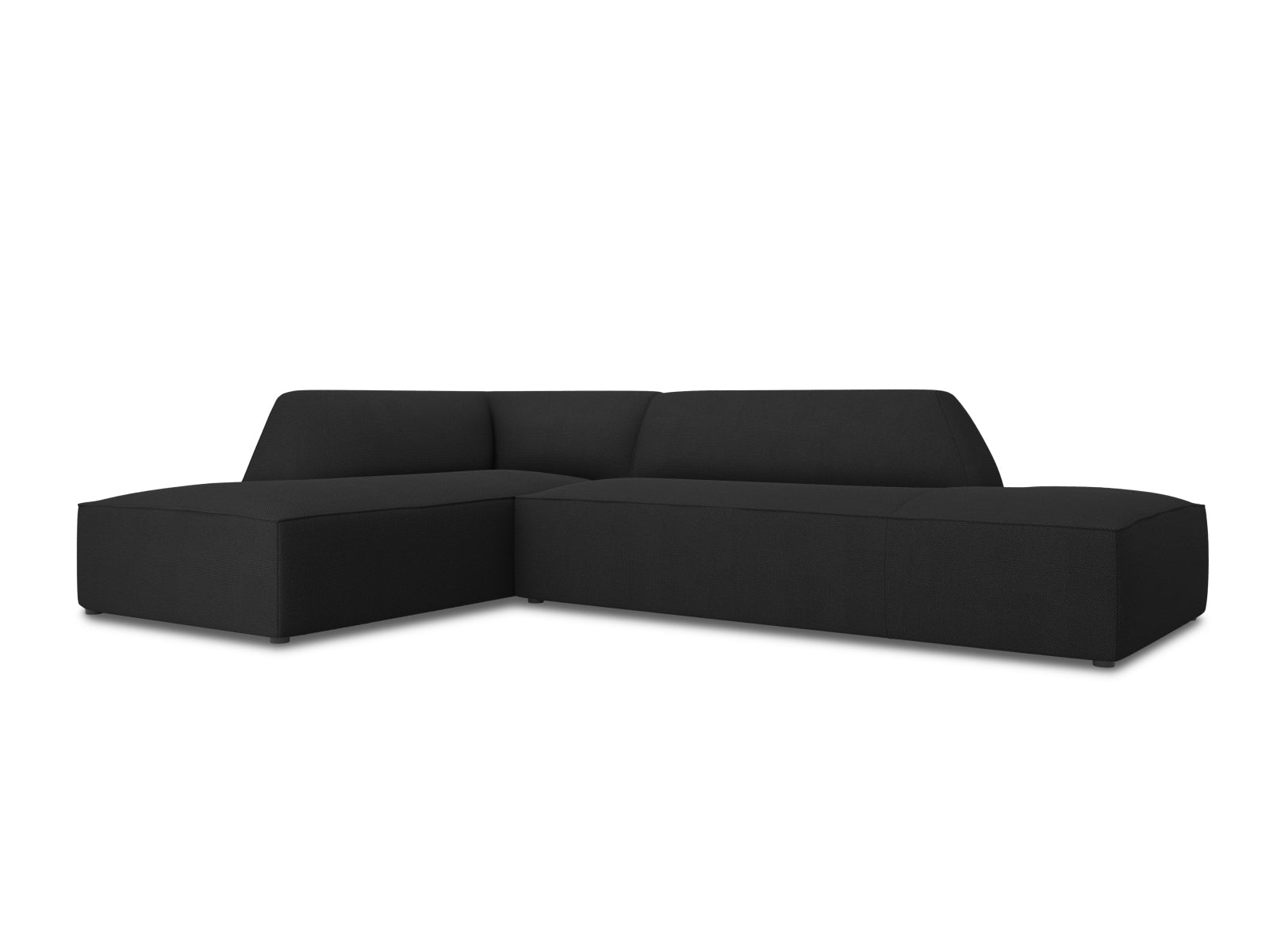 Ruby Modulares Ecksofa links 4 Sitzer in Black-Ottawa präsentiert im Onlineshop von KAQTU Design AG. Ecksofa links ist von Micadoni