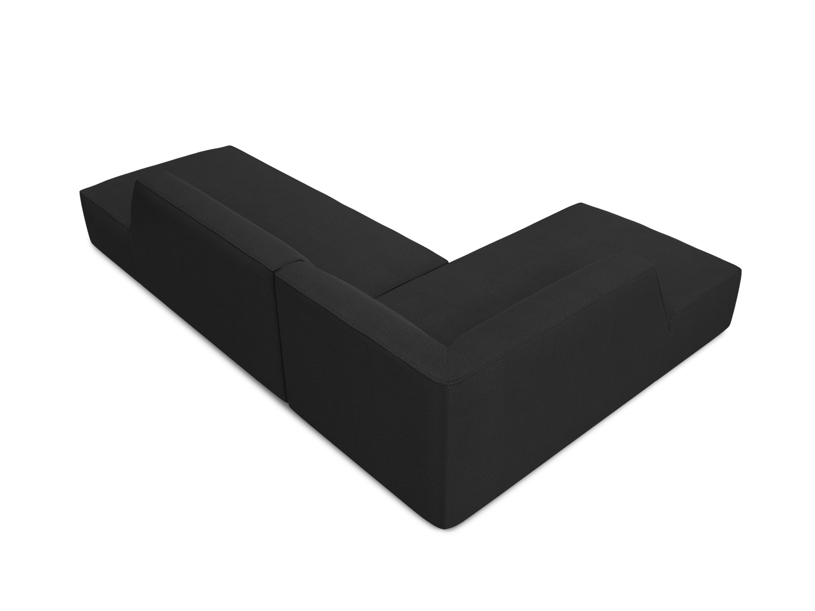 Ruby Modulares Ecksofa links 4 Sitzer in Black-Ottawa präsentiert im Onlineshop von KAQTU Design AG. Ecksofa links ist von Micadoni