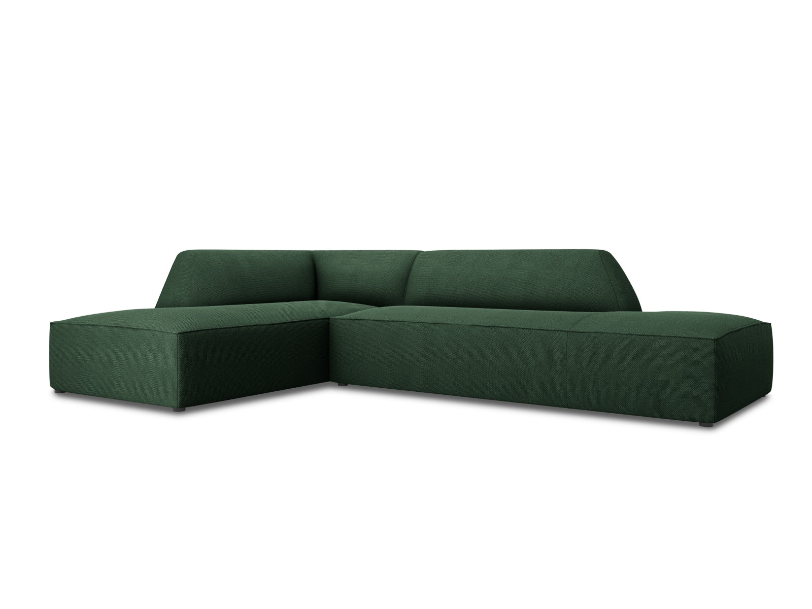 Ruby Modulares Ecksofa links 4 Sitzer in Green-Ottawa präsentiert im Onlineshop von KAQTU Design AG. Ecksofa links ist von Micadoni