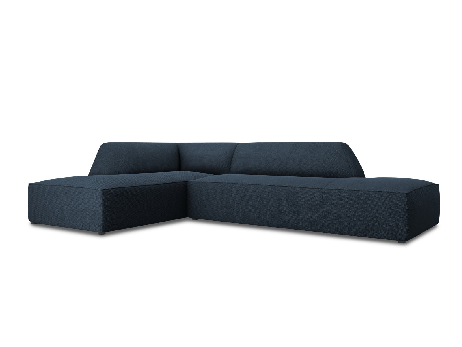 Ruby Modulares Ecksofa links 4 Sitzer in Navy Blue-Ottawa präsentiert im Onlineshop von KAQTU Design AG. Ecksofa links ist von Micadoni