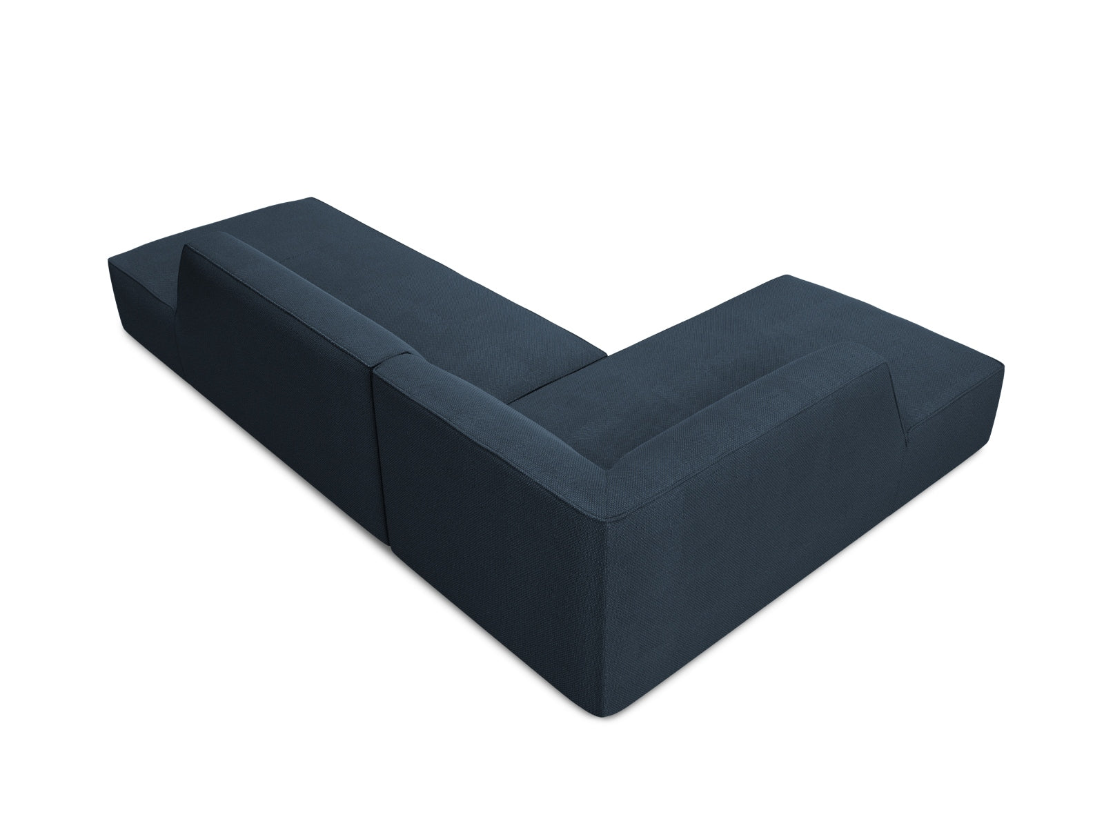 Ruby Modulares Ecksofa links 4 Sitzer in Navy Blue-Ottawa präsentiert im Onlineshop von KAQTU Design AG. Ecksofa links ist von Micadoni