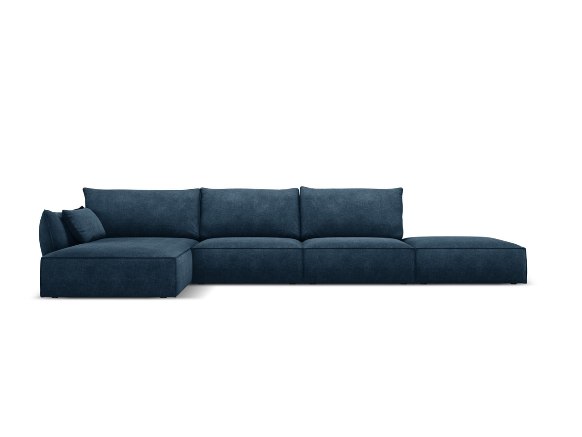 Kaelle Ecksofa links 5 Sitzer in Royal Blue-Over The Horizon präsentiert im Onlineshop von KAQTU Design AG. L-Sofa links ist von Micadoni