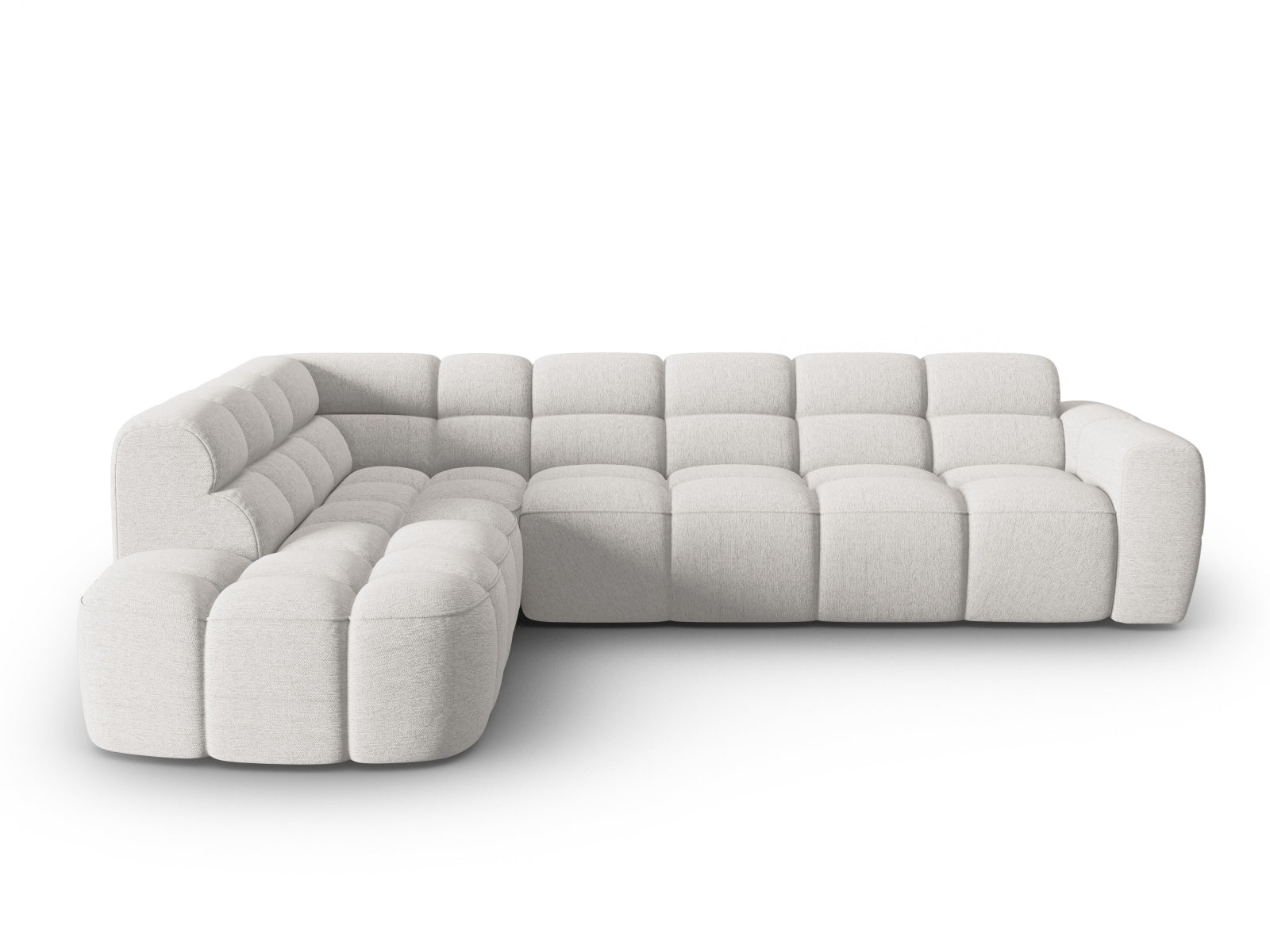 Lisa Ecksofa links 5 Sitzer in Light Grey präsentiert im Onlineshop von KAQTU Design AG. Ecksofa links ist von Micadoni