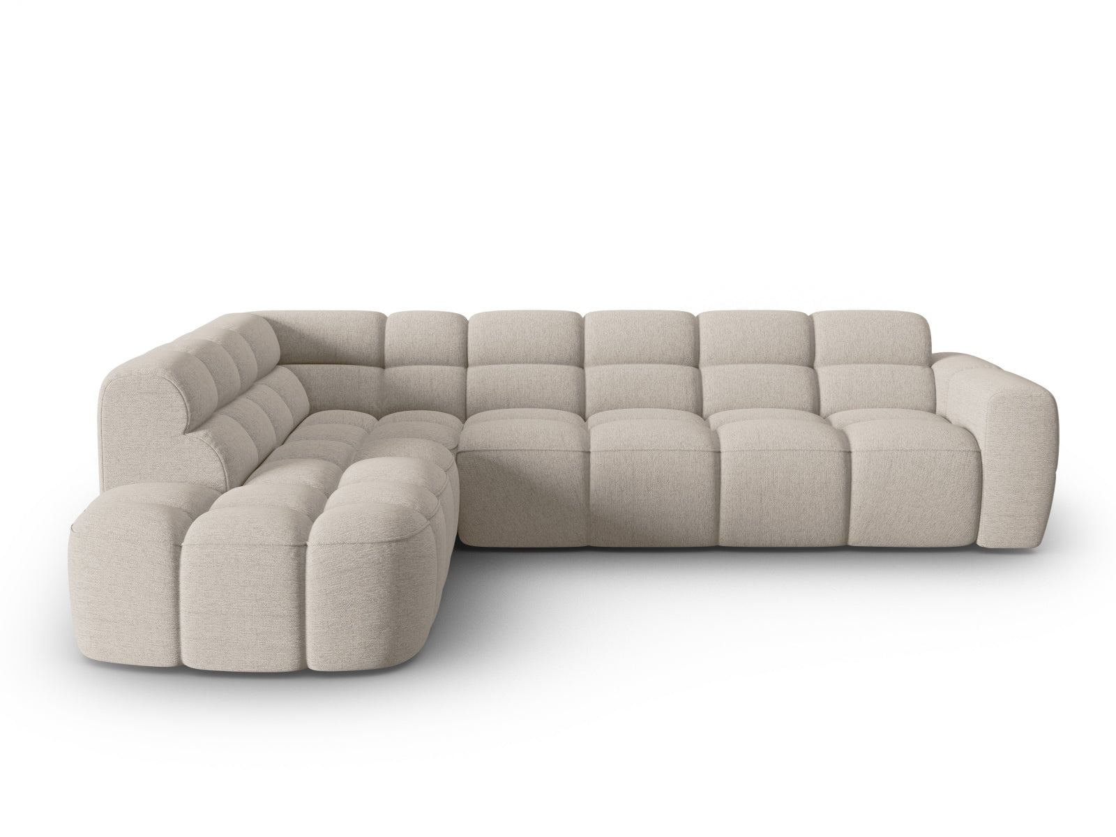 Lisa Ecksofa links 5 Sitzer in Sand präsentiert im Onlineshop von KAQTU Design AG. Ecksofa links ist von Micadoni