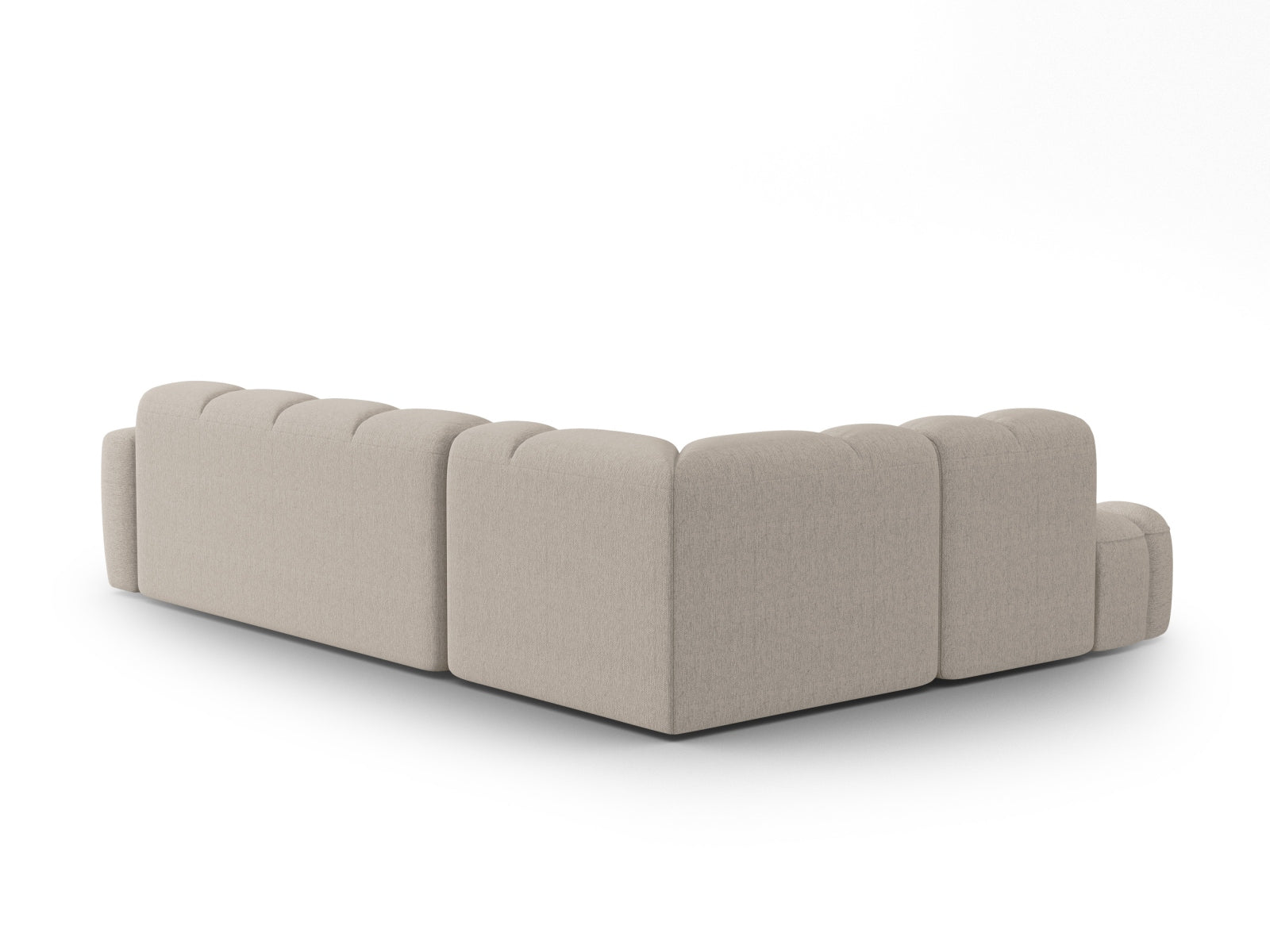 Erleben Sie das stilvolle Lisa Ecksofa links 5 Sitzer von Micadoni. Mit edlem Velours und zeitgemässem Design wird Ihr Wohnraum zum Highlight.