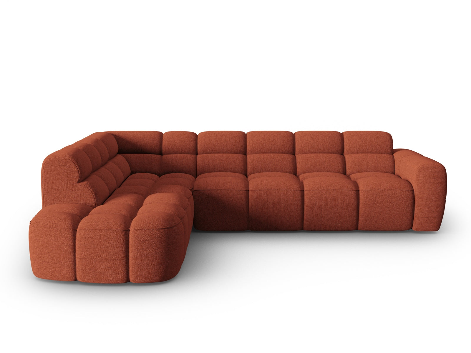 Lisa Ecksofa links 5 Sitzer in Coral präsentiert im Onlineshop von KAQTU Design AG. Ecksofa links ist von Micadoni