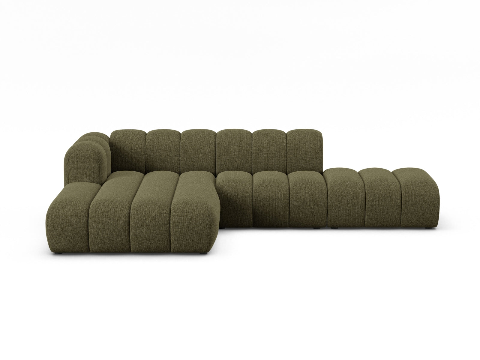 Lupine Modular Open Ecksofa 5 Sitzer in Green-Eden präsentiert im Onlineshop von KAQTU Design AG. L-Sofa links ist von Micadoni
