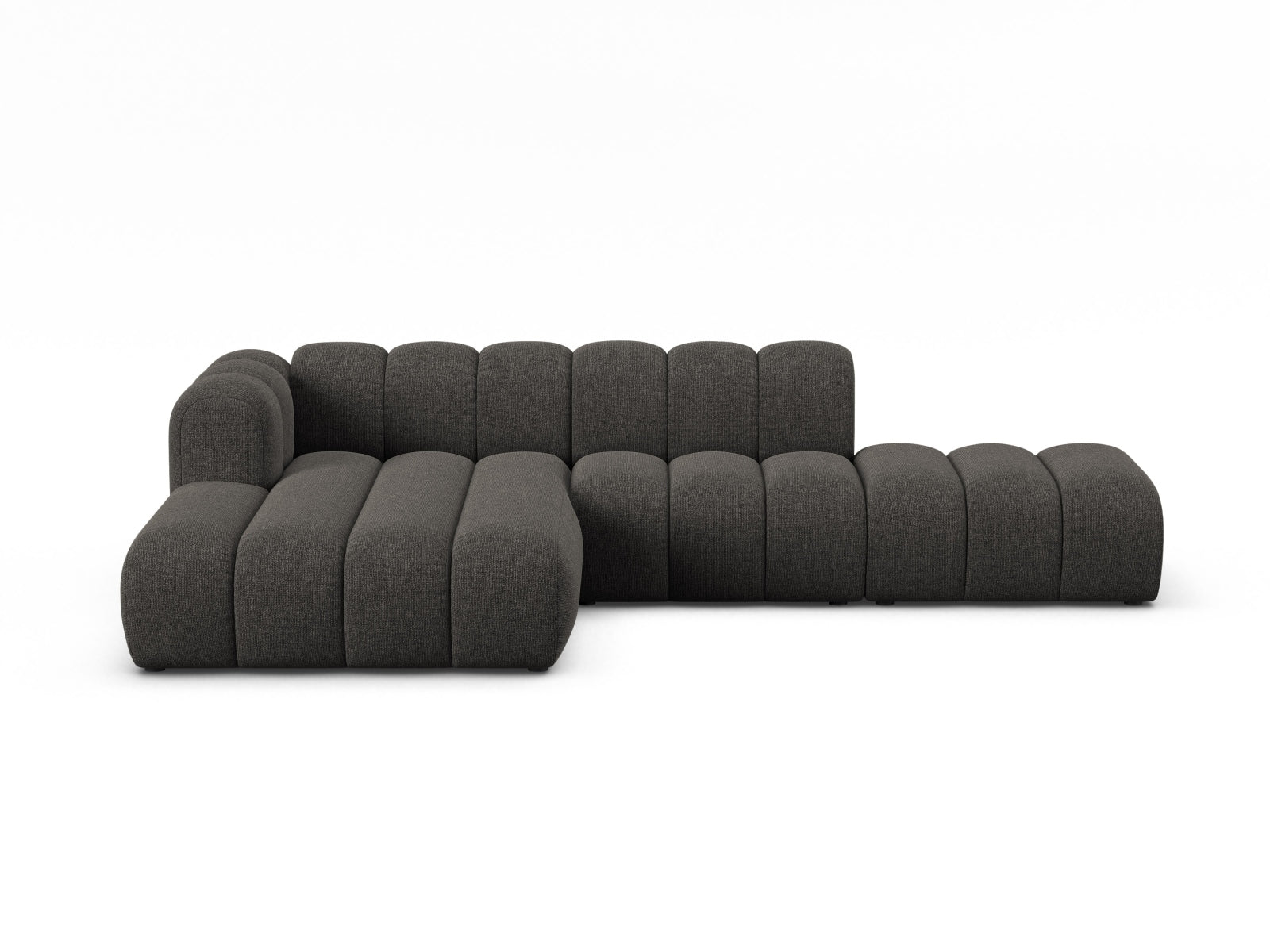 Lupine Modular Open Ecksofa 5 Sitzer in Dark Grey-Eden präsentiert im Onlineshop von KAQTU Design AG. L-Sofa links ist von Micadoni