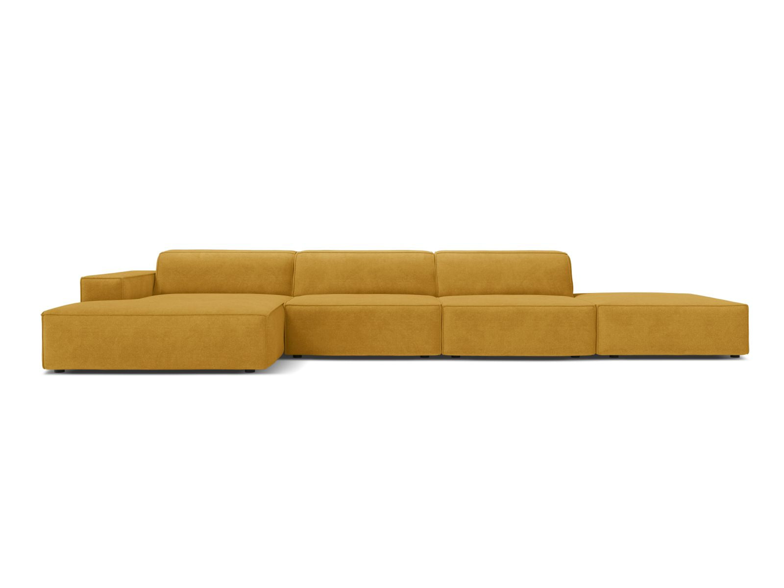 5-Sitzer Ecksofa links modular Jodie in Yellow-Liberty präsentiert im Onlineshop von KAQTU Design AG. Ecksofa links ist von Micadoni