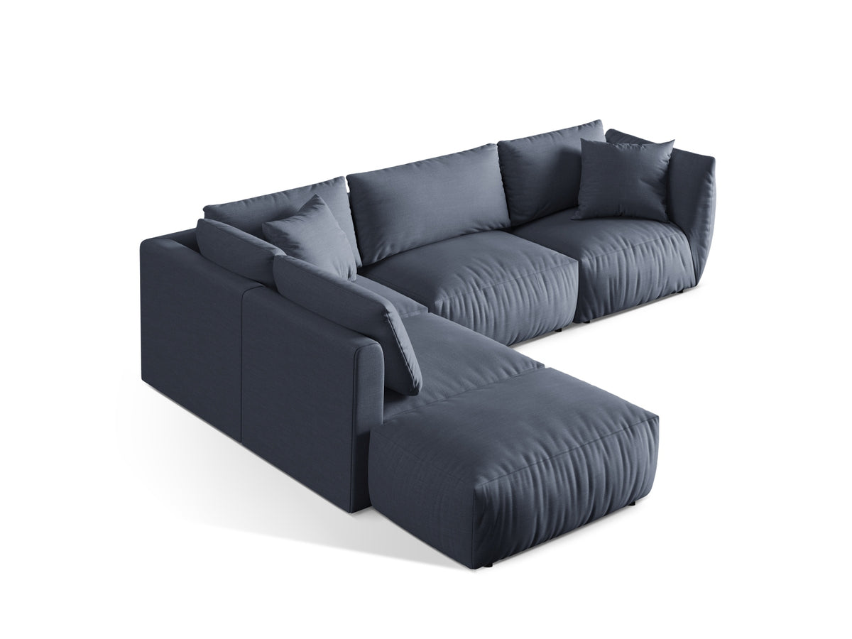 Chris Modulares Ecksofa links 4 Sitzer in Light Green-LINS präsentiert im Onlineshop von KAQTU Design AG. Ecksofa links ist von Micadoni