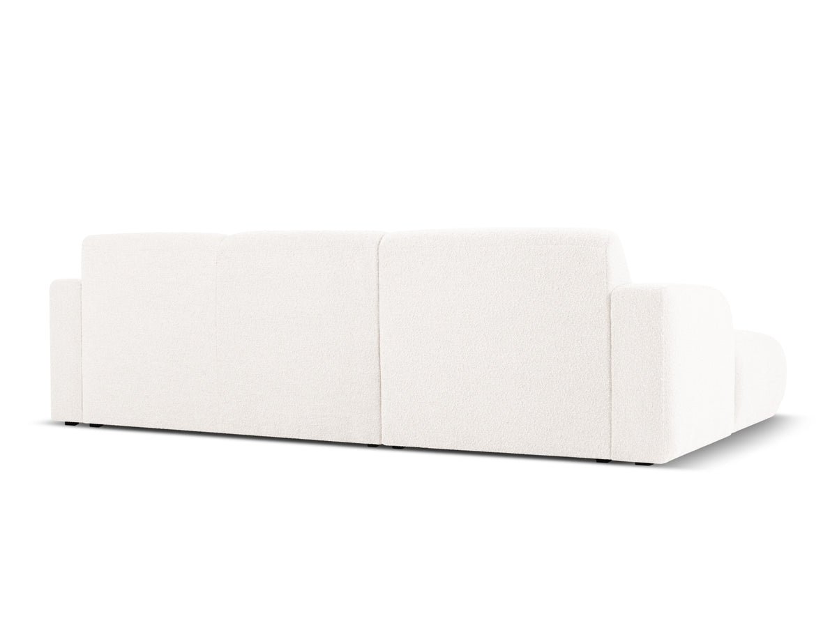 Molino Boucle Ecksofa links 4 Sitzer in White-Baloo präsentiert im Onlineshop von KAQTU Design AG. L-Sofa links ist von Micadoni