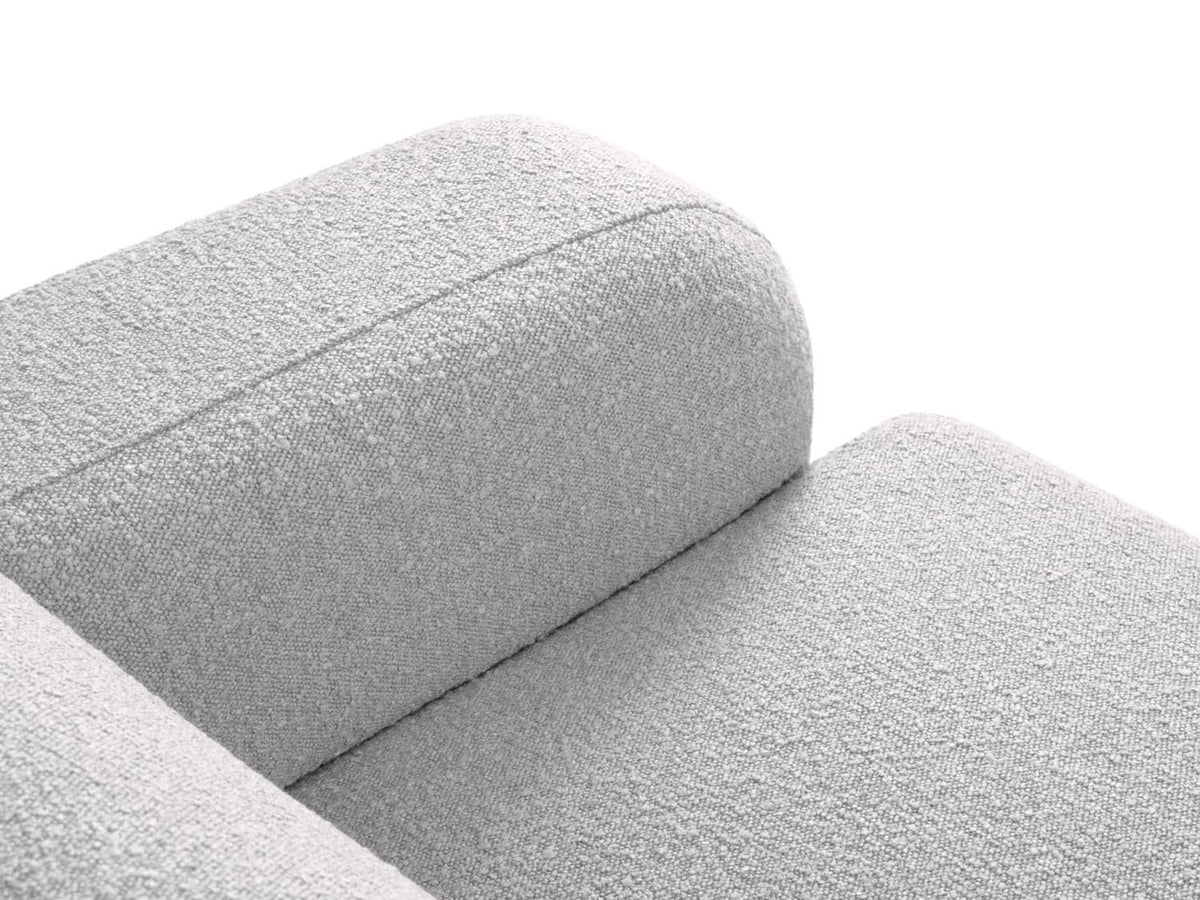 Molino Boucle Ecksofa links 4 Sitzer in Light Grey-Baloo präsentiert im Onlineshop von KAQTU Design AG. L-Sofa links ist von Micadoni