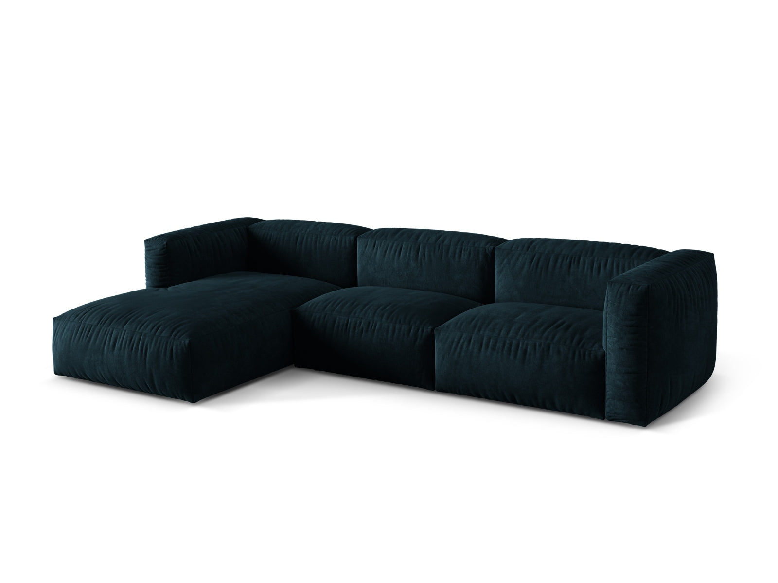 Elegantes Martina Ecksofa in Deep Petrol-Vogue, 3-Sitzer, modulares Design von Micadoni, ideal für stilvolle Wohnräume.