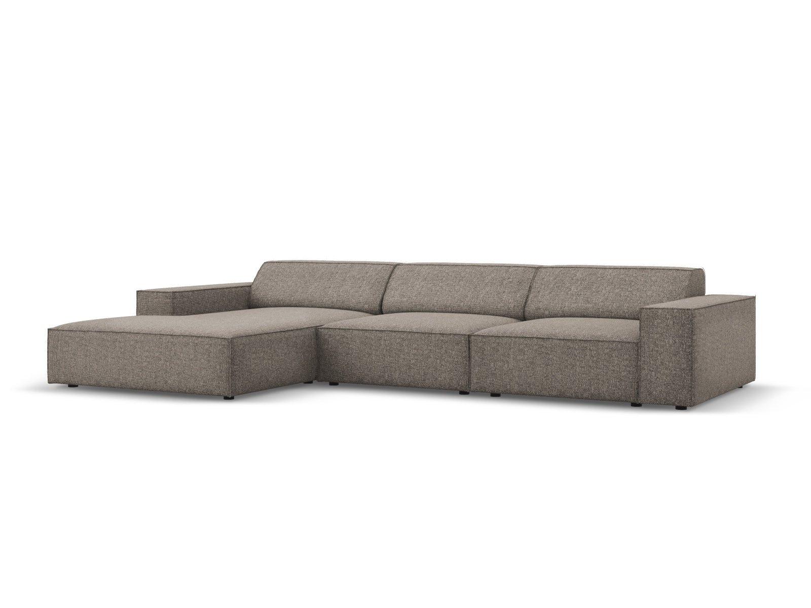 Entdecken Sie das Jodie Ecksofa links 4 Sitzer von Micadoni – stilvoll, modular und komfortabel für Ihr modernes Wohnzimmer.