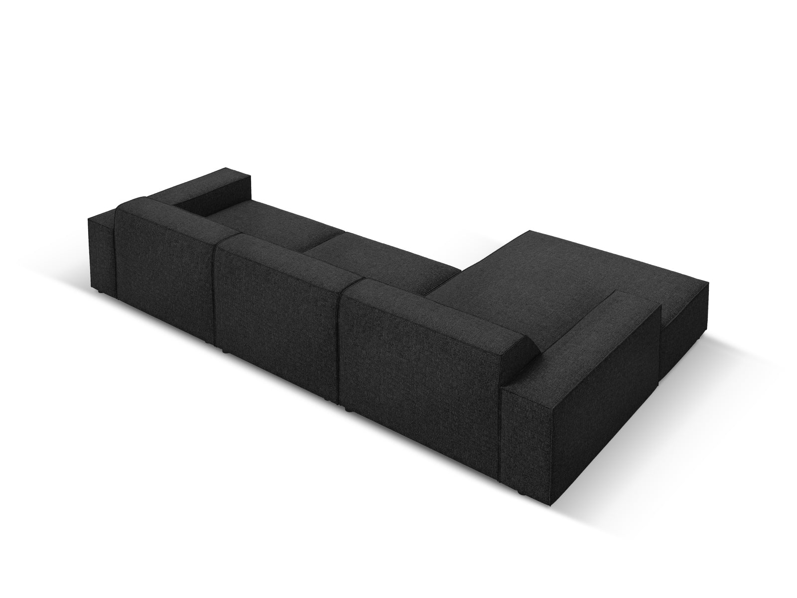 Entdecken Sie das Jodie Ecksofa links 4 Sitzer von Micadoni – ein stilvolles, anpassbares Möbelstück, das höchsten Komfort und Eleganz vereint.