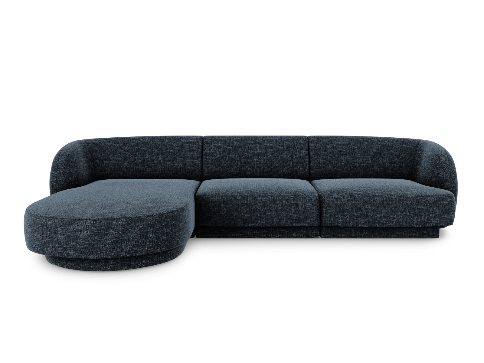 Miley Ecksofa links 4 Sitzer in Royal Blue-Haga präsentiert im Onlineshop von KAQTU Design AG. Bettsofa links ist von Micadoni
