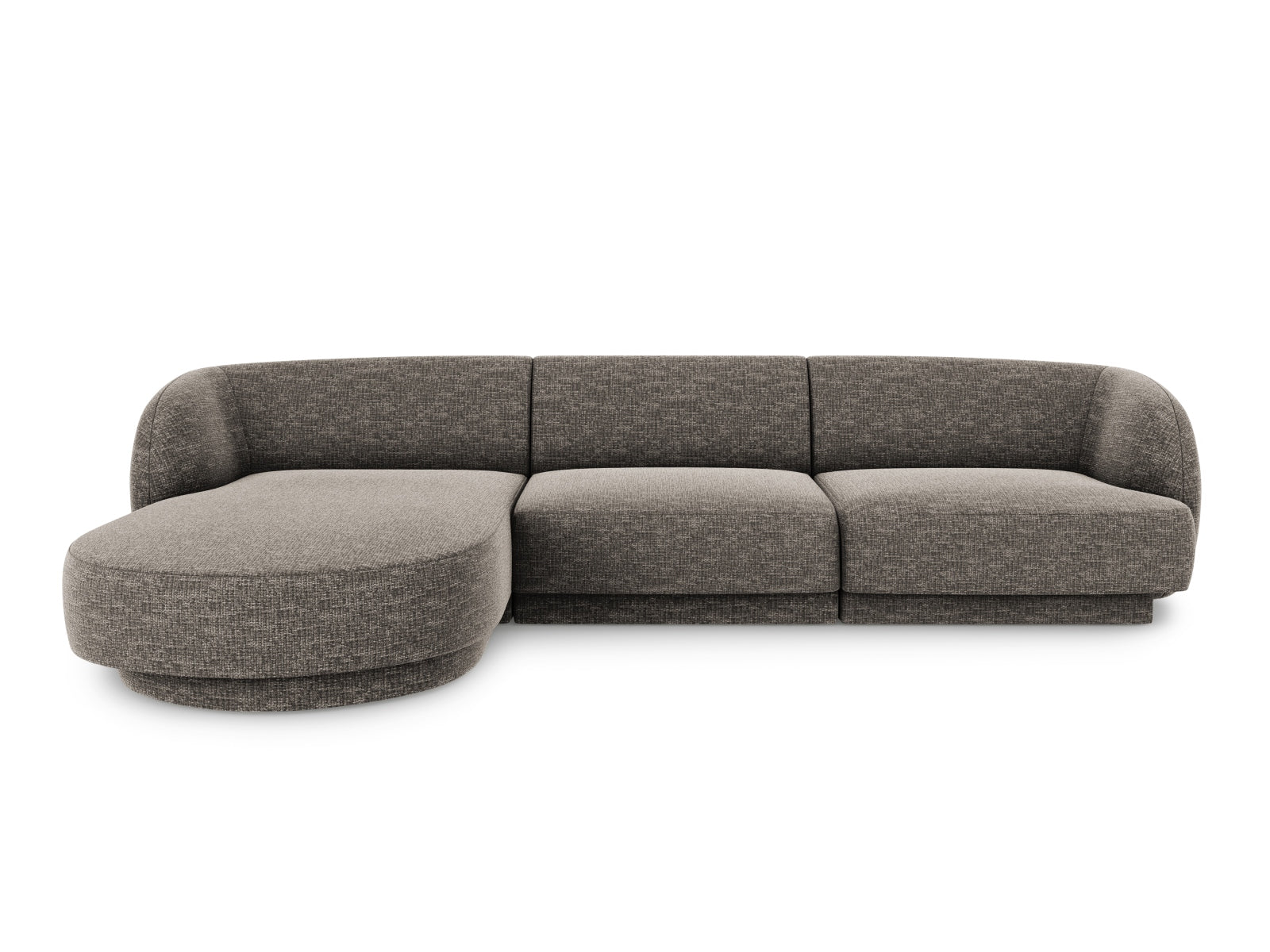 Miley Ecksofa links 4 Sitzer in Grey-Haga präsentiert im Onlineshop von KAQTU Design AG. Bettsofa links ist von Micadoni