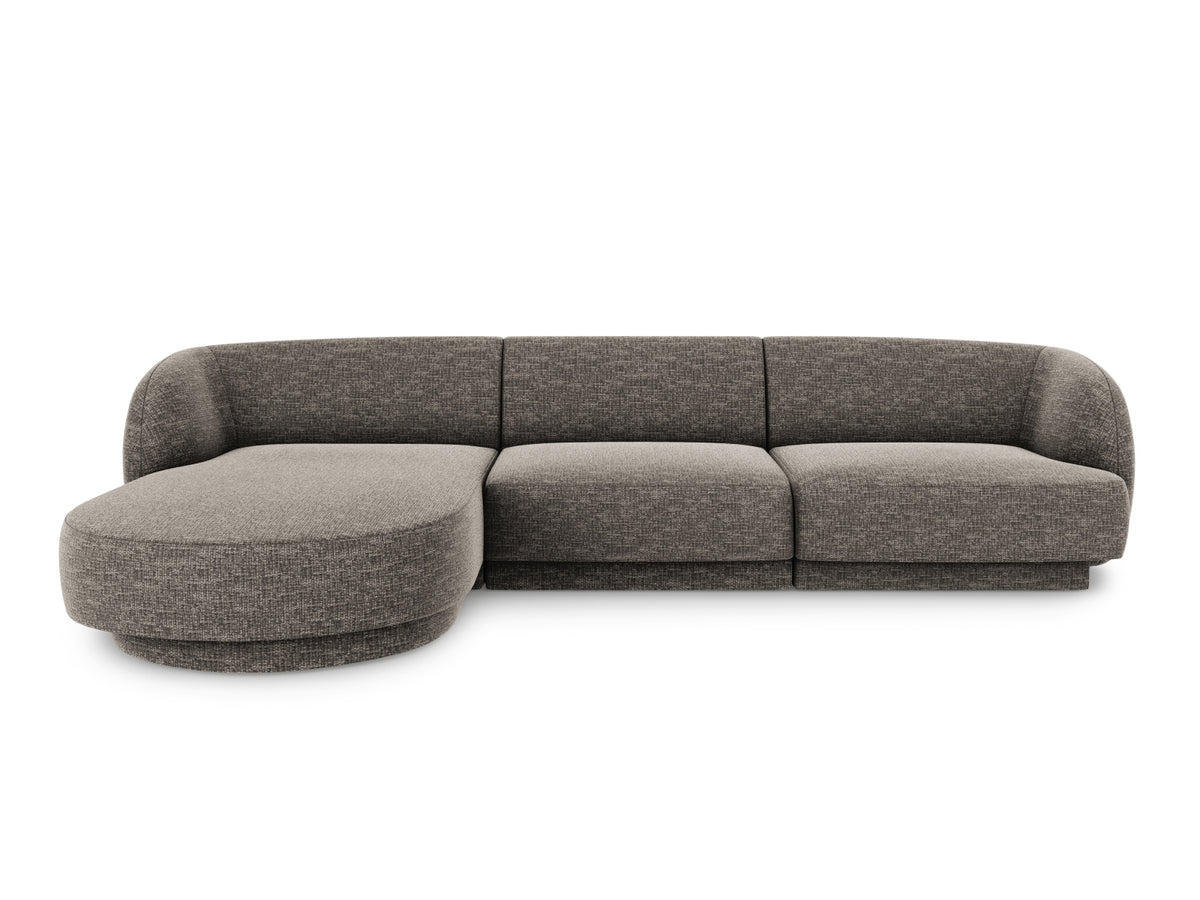Miley Ecksofa links 4 Sitzer in Grey-Haga präsentiert im Onlineshop von KAQTU Design AG. Bettsofa links ist von Micadoni