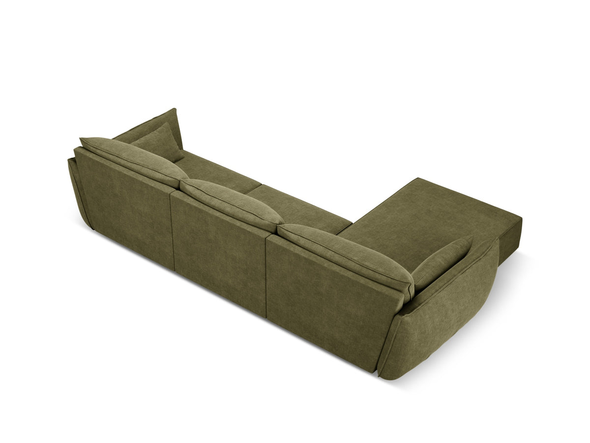 Kaelle Ecksofa links 4 Sitzer in Green-Over The Horizon präsentiert im Onlineshop von KAQTU Design AG. L-Sofa links ist von Micadoni