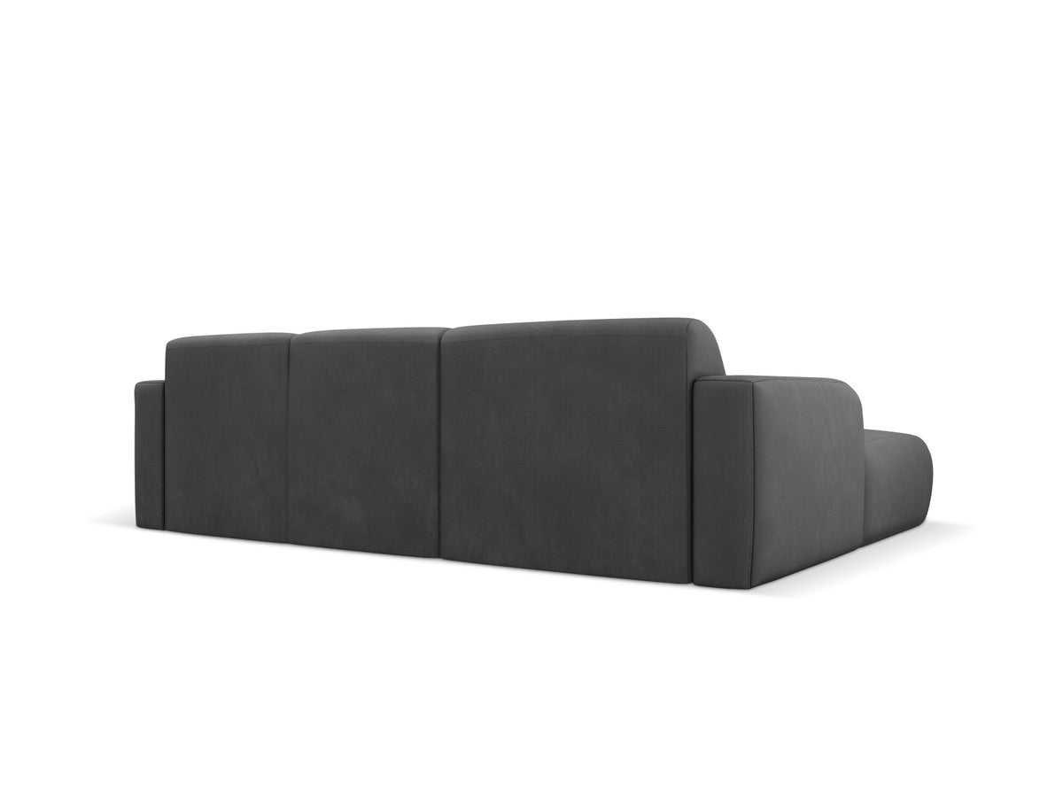 Molino Ecksofa links 4 Sitzer in Dark Grey-Rebel präsentiert im Onlineshop von KAQTU Design AG. L-Sofa links ist von Micadoni