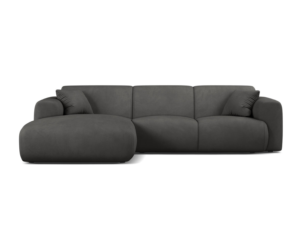 Molino Ecksofa links 4 Sitzer in Dark Grey-Rebel präsentiert im Onlineshop von KAQTU Design AG. L-Sofa links ist von Micadoni