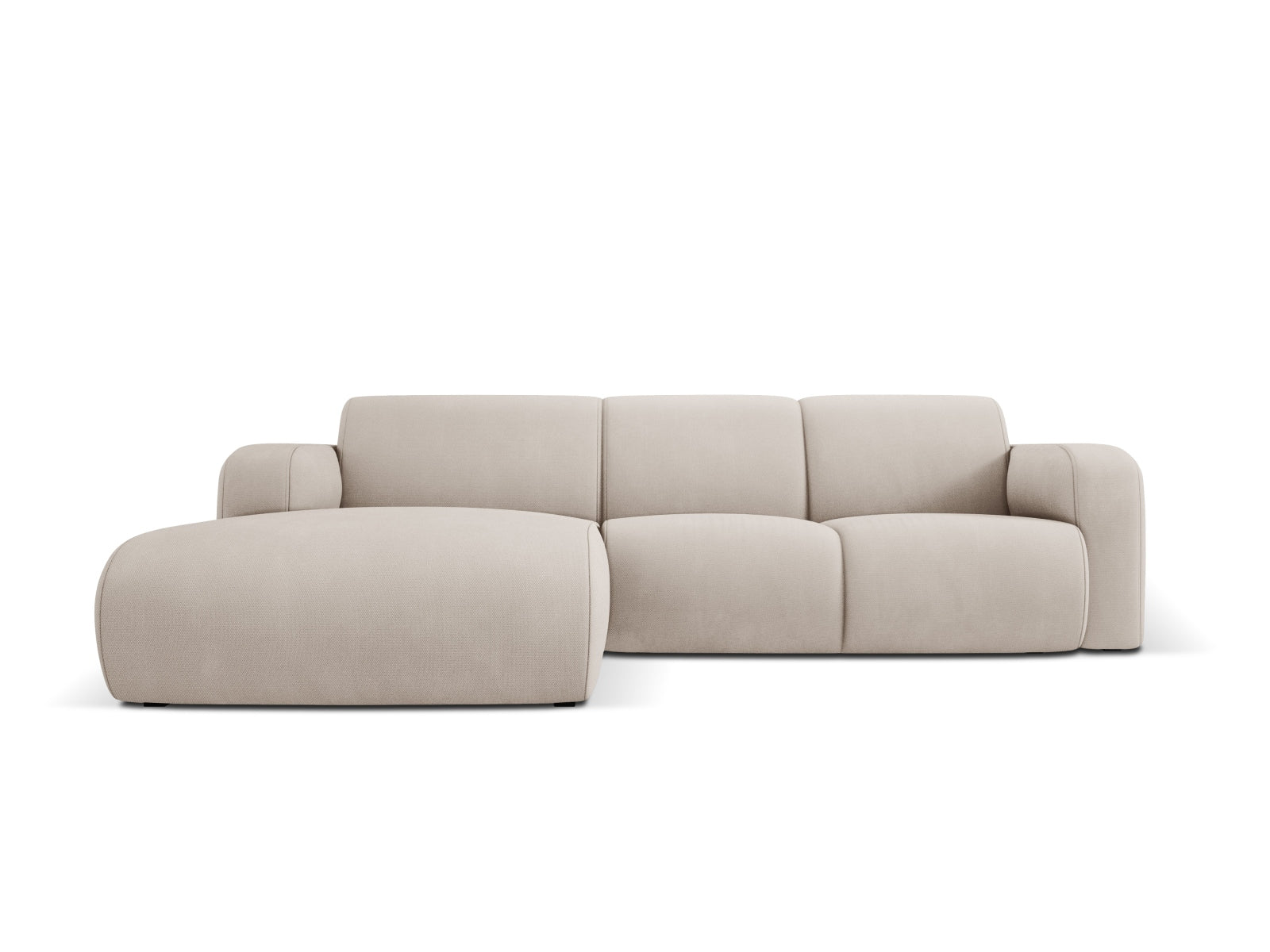 Molino Ecksofa links 4 Sitzer in Beige präsentiert im Onlineshop von KAQTU Design AG. Ecksofa links ist von Micadoni