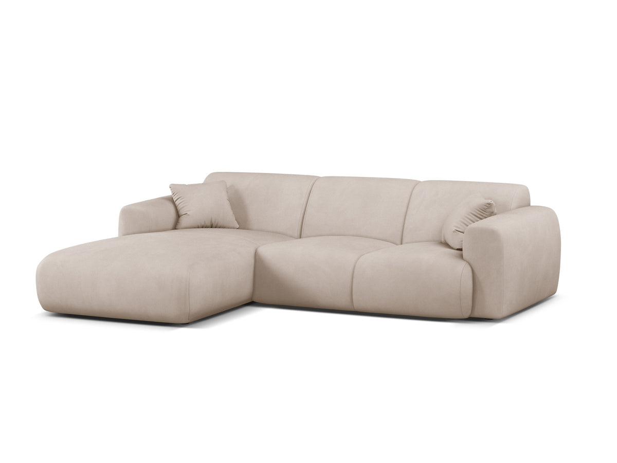 Molino Ecksofa links 4 Sitzer in Beige-Rebel präsentiert im Onlineshop von KAQTU Design AG. L-Sofa links ist von Micadoni