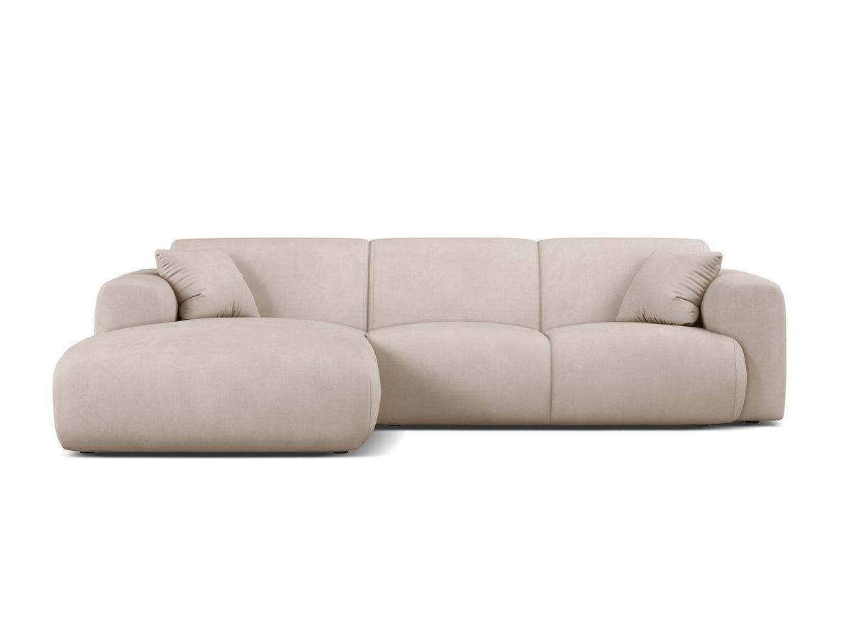 Molino Ecksofa links 4 Sitzer in Beige-Rebel präsentiert im Onlineshop von KAQTU Design AG. L-Sofa links ist von Micadoni