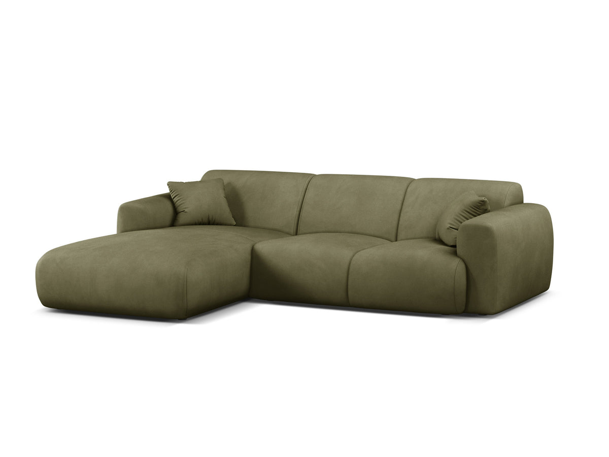 Molino Ecksofa links 4 Sitzer in Light Green-Rebel präsentiert im Onlineshop von KAQTU Design AG. L-Sofa links ist von Micadoni