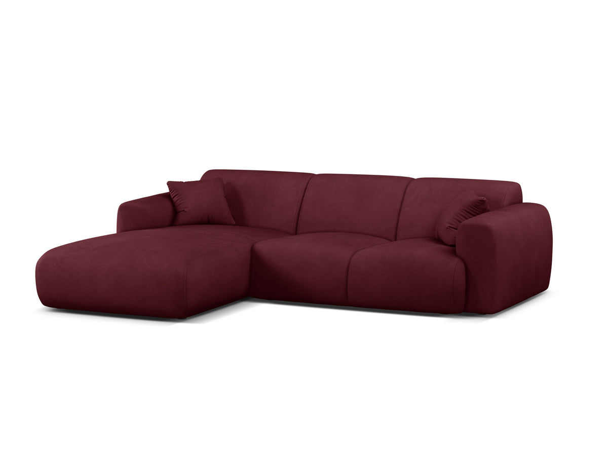 Molino Ecksofa links 4 Sitzer in Bordeaux-Rebel präsentiert im Onlineshop von KAQTU Design AG. L-Sofa links ist von Micadoni