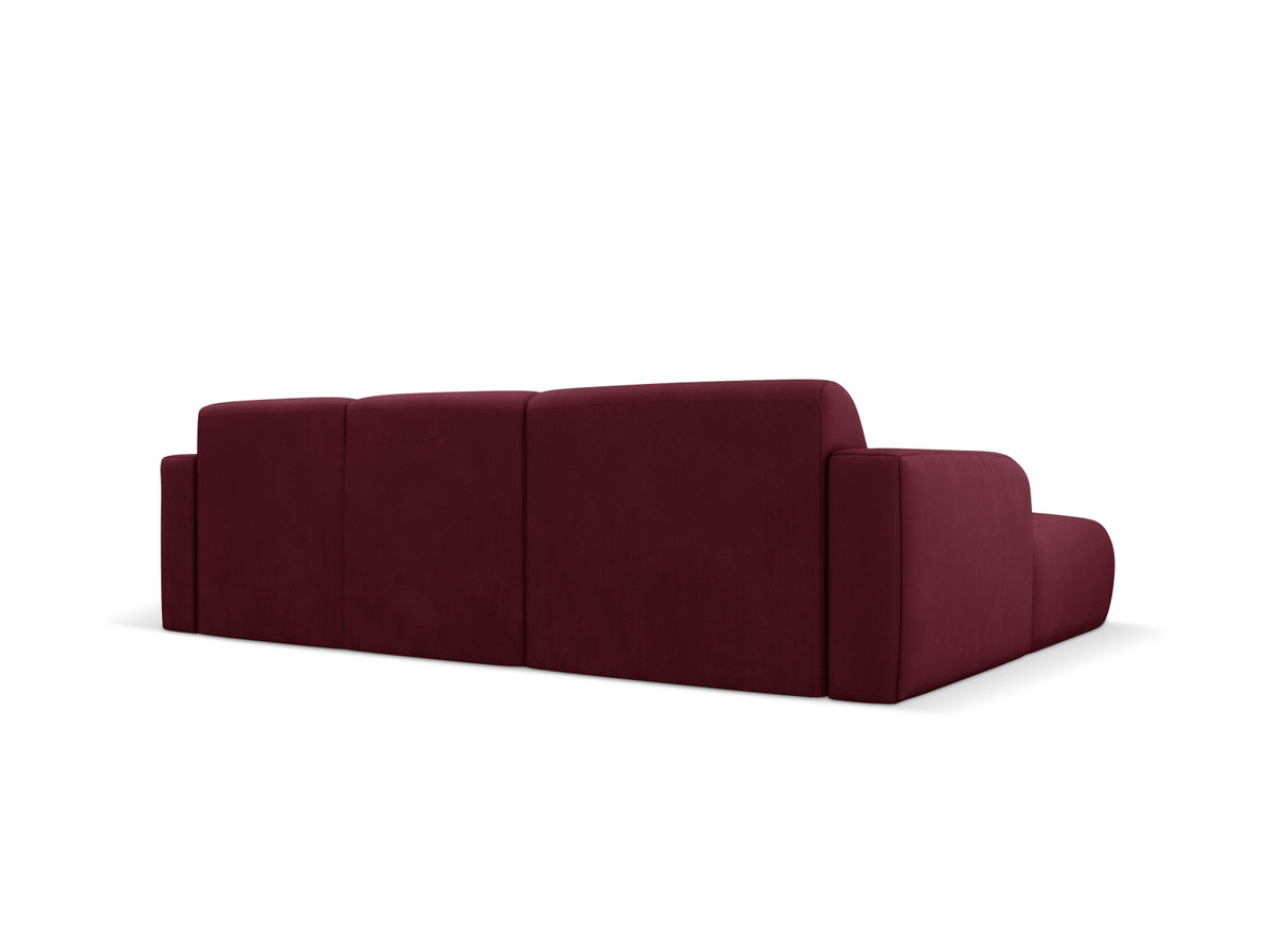 Molino Ecksofa links 4 Sitzer in Bordeaux-Rebel präsentiert im Onlineshop von KAQTU Design AG. L-Sofa links ist von Micadoni