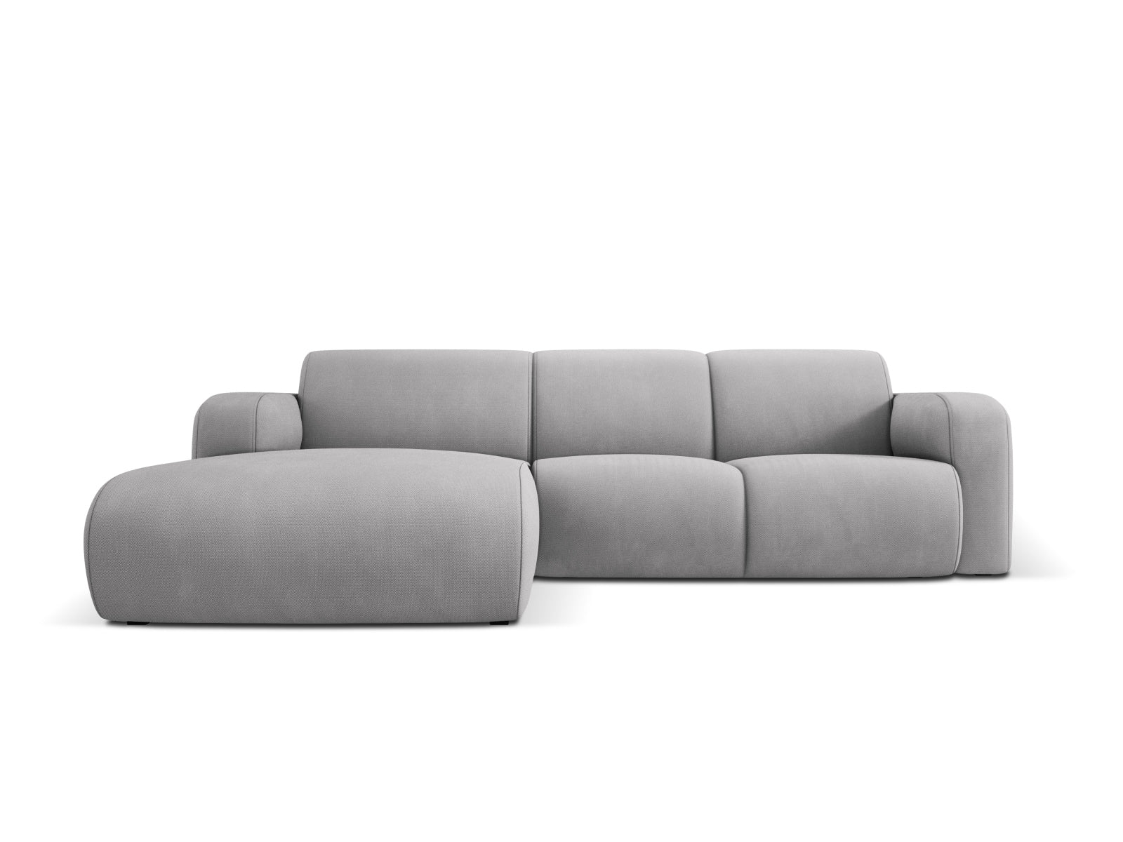 Molino Ecksofa links 4 Sitzer in Light Grey präsentiert im Onlineshop von KAQTU Design AG. Ecksofa links ist von Micadoni