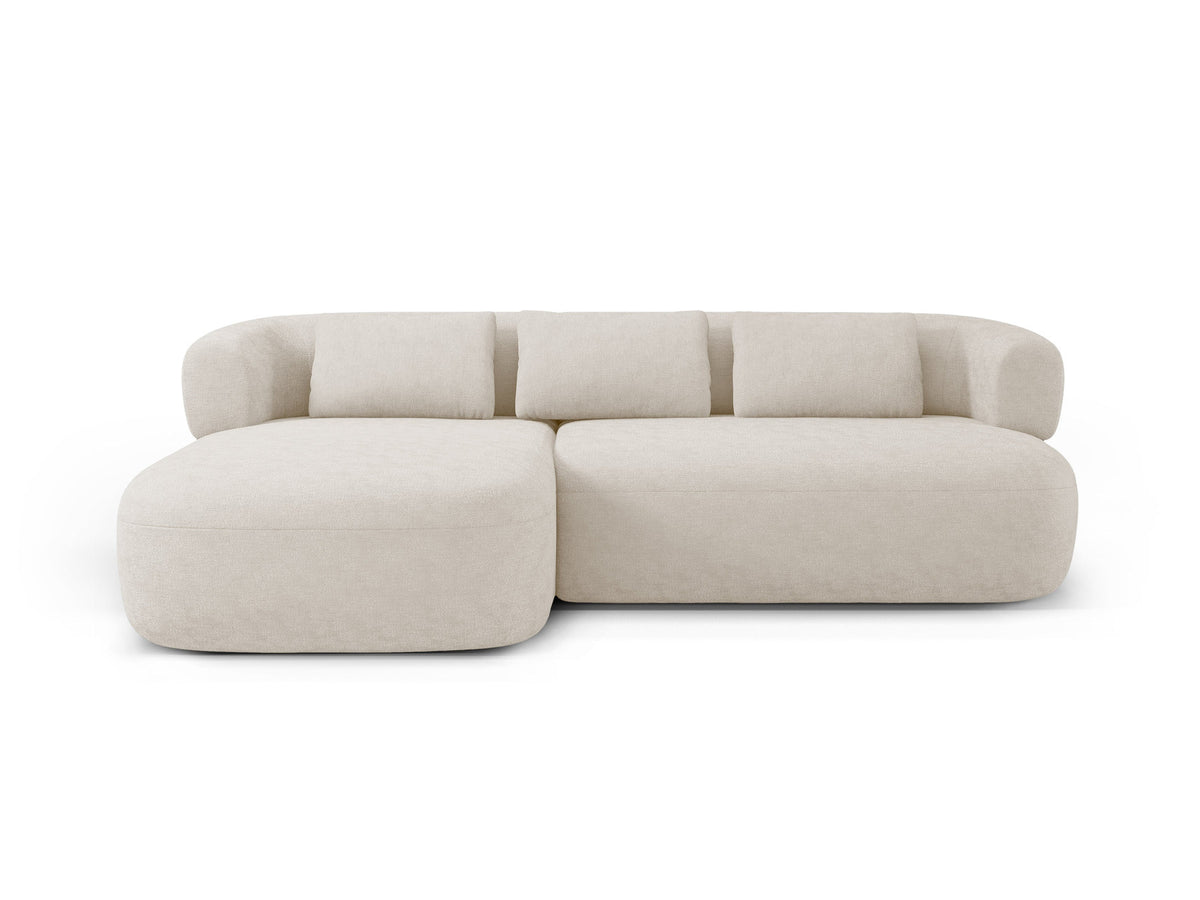 Jenny Ecksofa links 5 Sitzer in Light Beige-Perfect Harmony präsentiert im Onlineshop von KAQTU Design AG. L-Sofa links ist von Micadoni