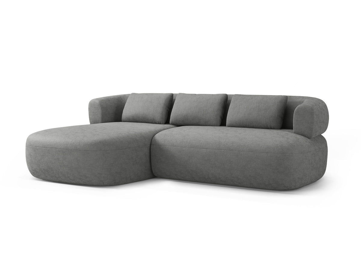 Jenny Ecksofa links 5 Sitzer in Silver-Perfect Harmony präsentiert im Onlineshop von KAQTU Design AG. L-Sofa links ist von Micadoni