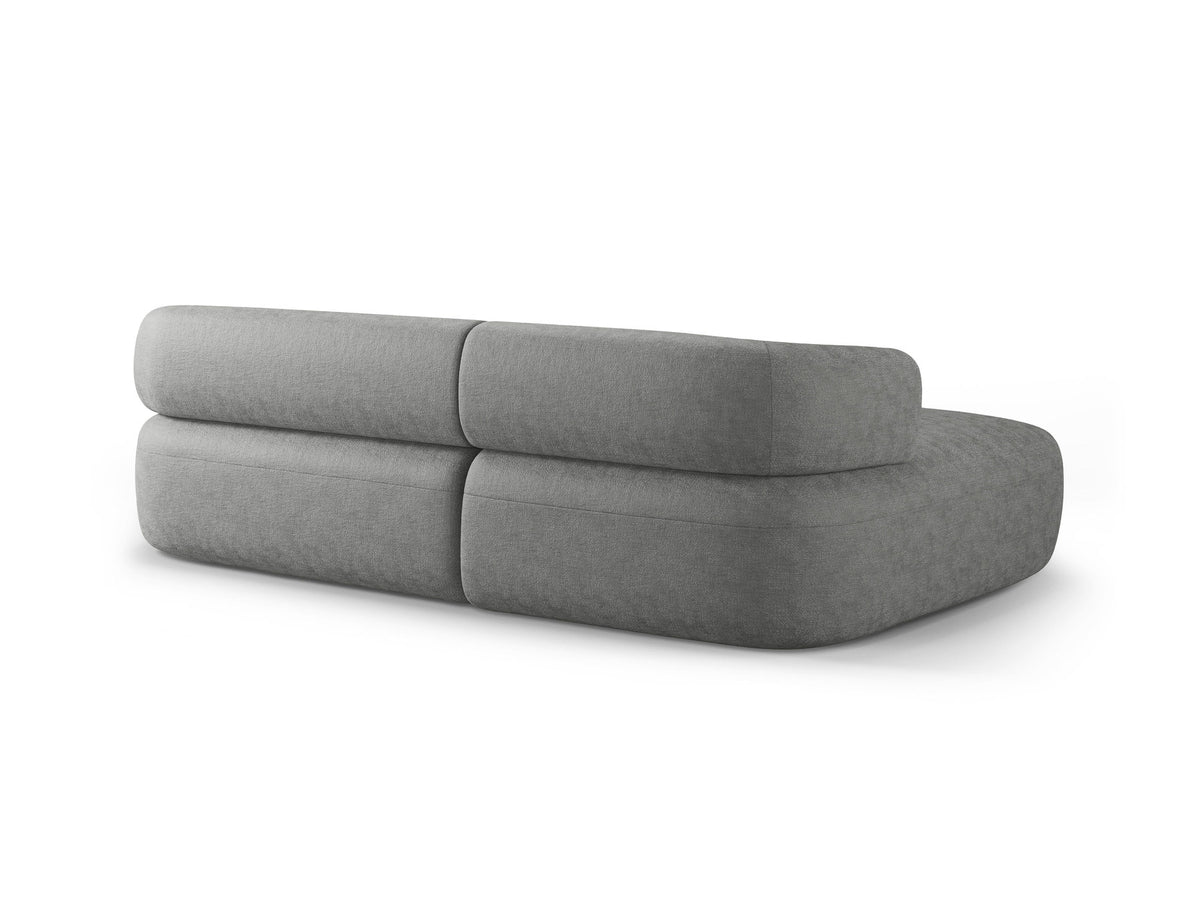 Jenny Ecksofa links 5 Sitzer in Silver-Perfect Harmony präsentiert im Onlineshop von KAQTU Design AG. L-Sofa links ist von Micadoni