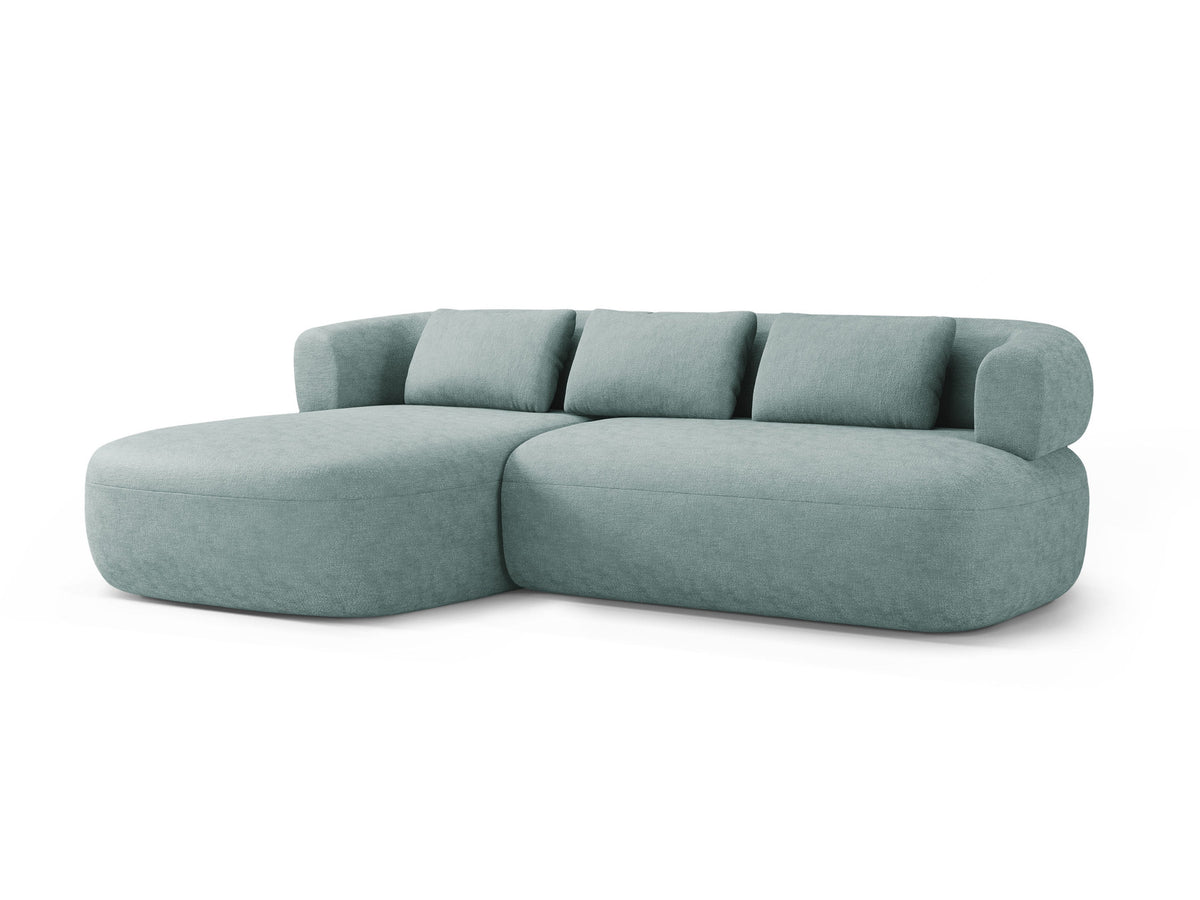 Jenny Ecksofa links 5 Sitzer in Light Blue-Perfect Harmony präsentiert im Onlineshop von KAQTU Design AG. L-Sofa links ist von Micadoni