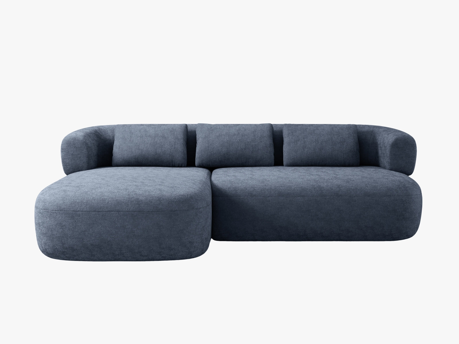 Jenny Ecksofa links 5 Sitzer in Dark Blue-Perfect Harmony präsentiert im Onlineshop von KAQTU Design AG. L-Sofa links ist von Micadoni