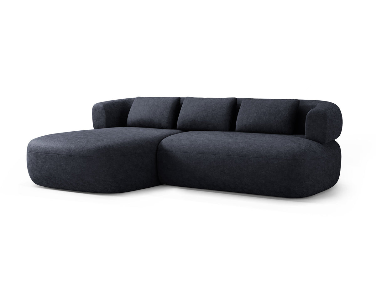 Jenny Ecksofa links 5 Sitzer in Dark Blue-Perfect Harmony präsentiert im Onlineshop von KAQTU Design AG. L-Sofa links ist von Micadoni