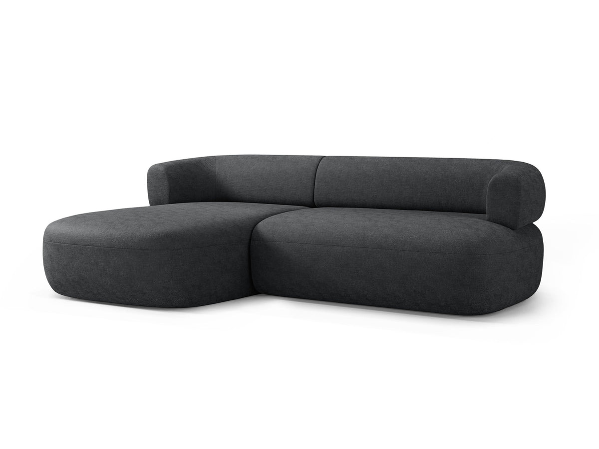Jenny Ecksofa links 5 Sitzer in Dark Grey-Perfect Harmony präsentiert im Onlineshop von KAQTU Design AG. L-Sofa links ist von Micadoni