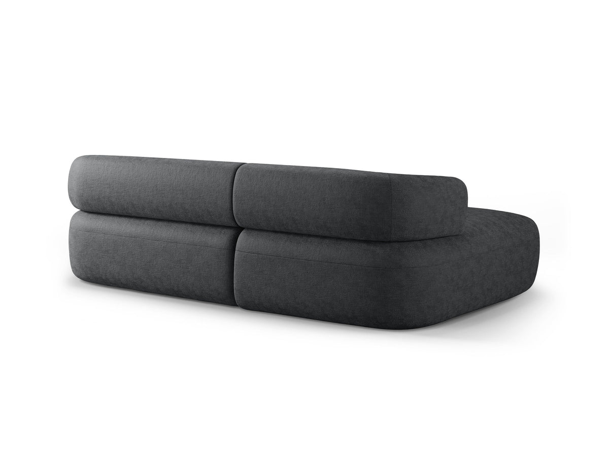 Jenny Ecksofa links 5 Sitzer in Dark Grey-Perfect Harmony präsentiert im Onlineshop von KAQTU Design AG. L-Sofa links ist von Micadoni