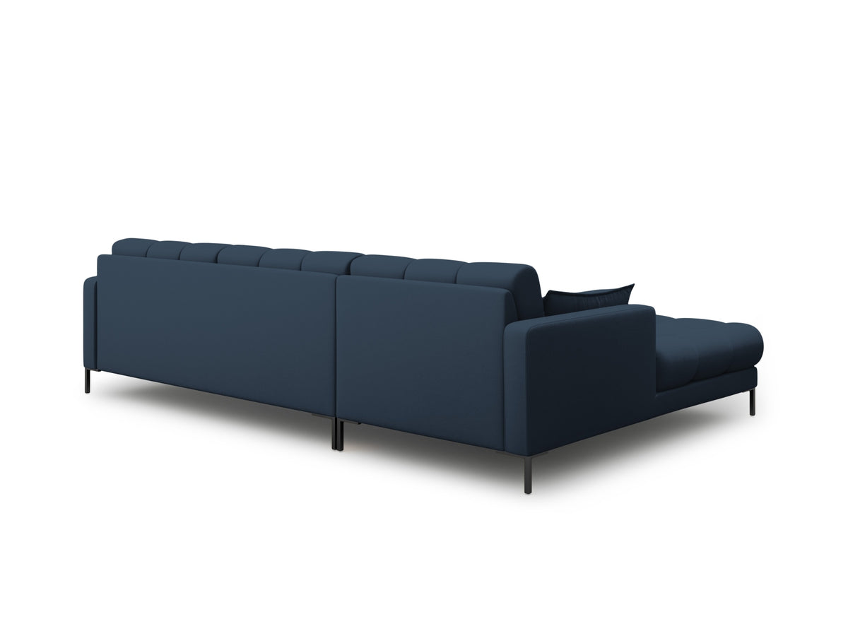Mamaia Ecksofa links 5 Sitzer in Blue/Schwarz-Neve präsentiert im Onlineshop von KAQTU Design AG. L-Sofa links ist von Micadoni