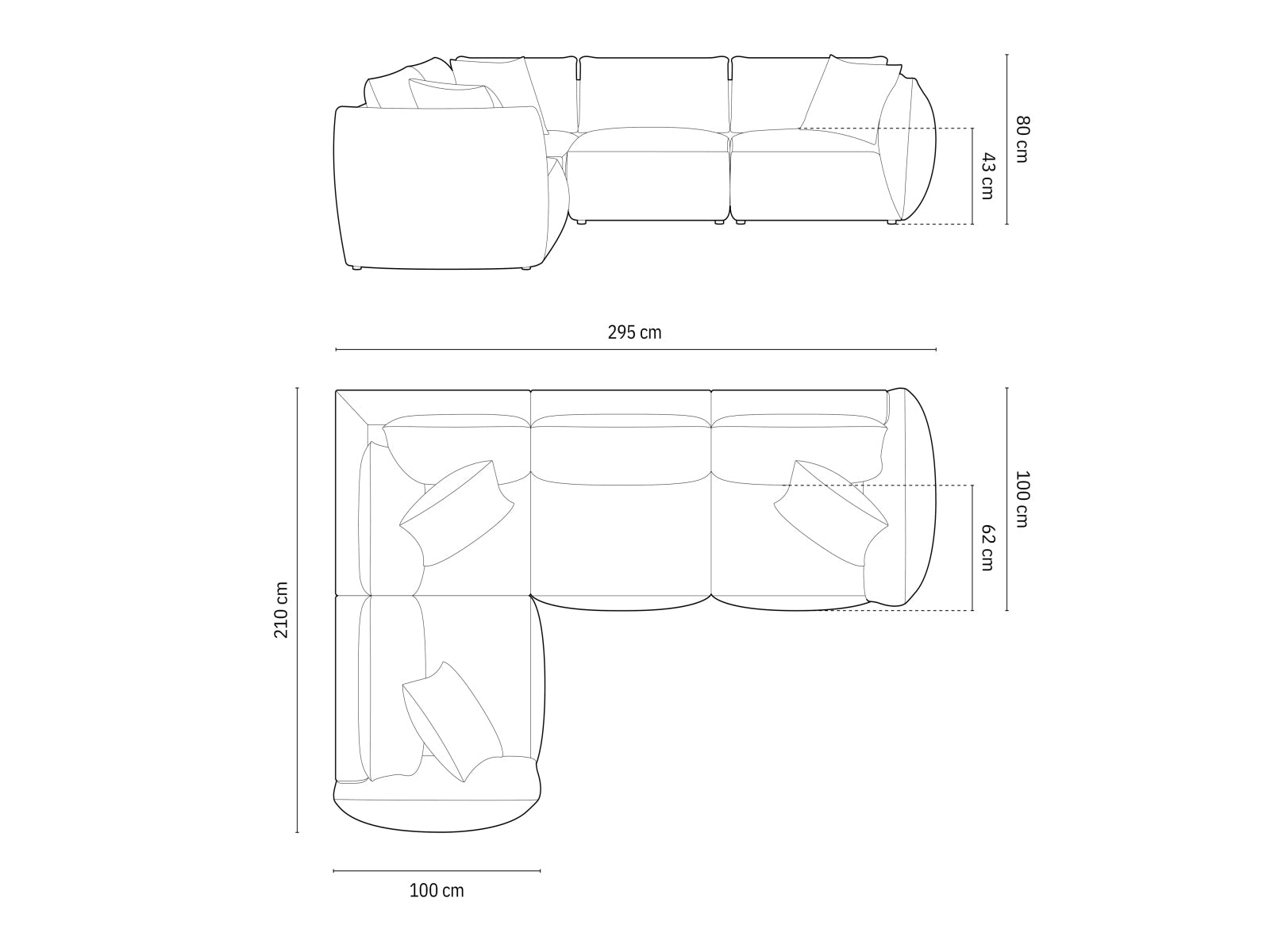 Erleben Sie das Chris Velour links Ecksofa 4 Sitzer von Micadoni – stilvolles Design, hervorragender Komfort und flexible Gestaltung für Ihr Wohnambiente!