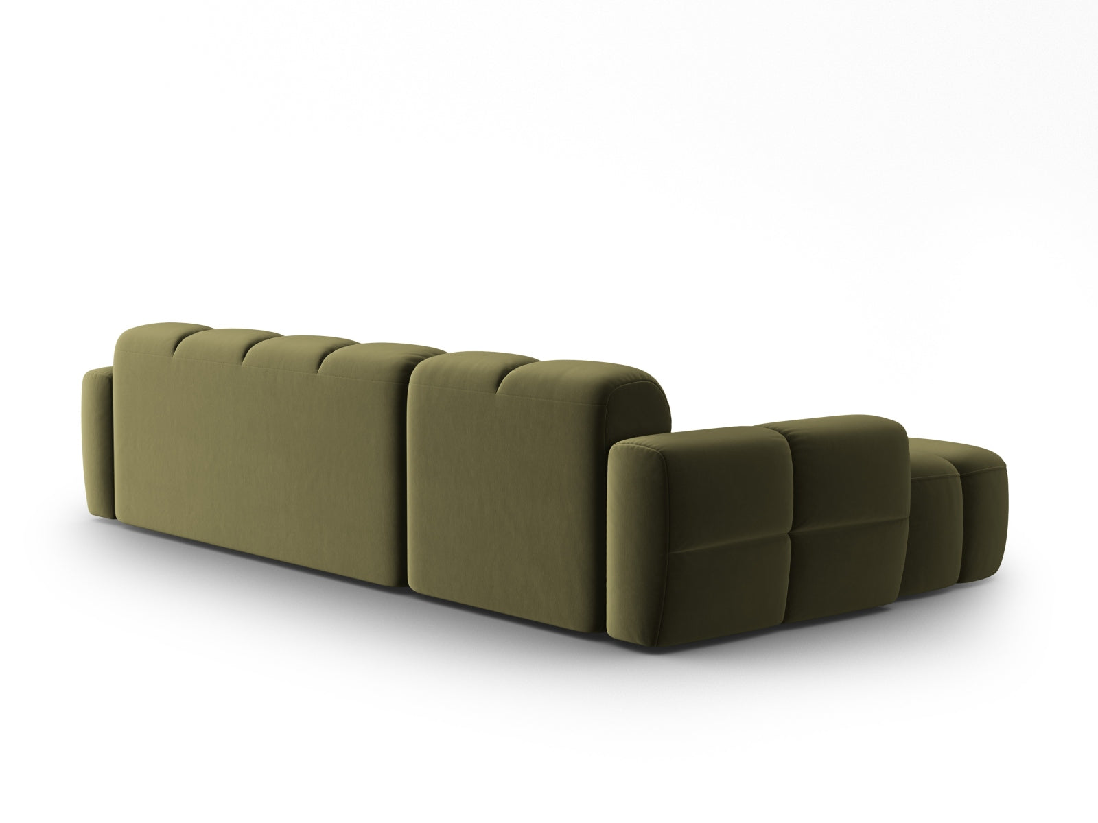 Entdecken Sie das elegante Lisa Velour Ecksofa links von Micadoni. Dieses 4-Sitzer Sofa bietet perfekten Komfort und stilvolles Design für Ihr Zuhause.