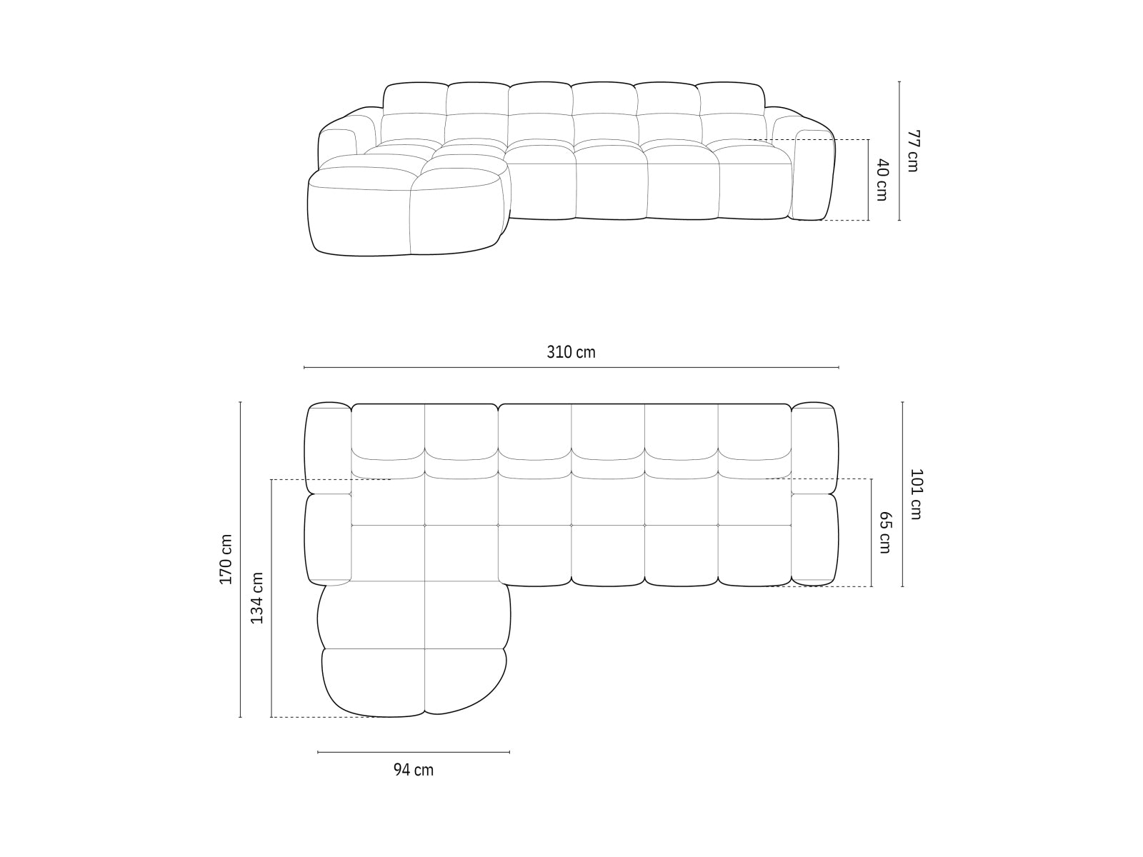 Entdecken Sie das elegante Lisa Velour Ecksofa links von Micadoni. Dieses 4-Sitzer Sofa bietet perfekten Komfort und stilvolles Design für Ihr Zuhause.