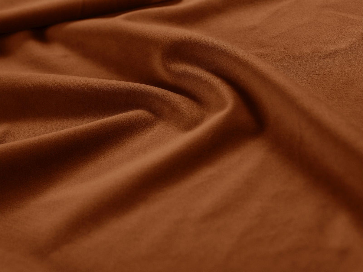 Molino Velour links Ecksofa 4 Sitzer in Terracotta-Casino präsentiert im Onlineshop von KAQTU Design AG. Ecksofa links ist von Micadoni