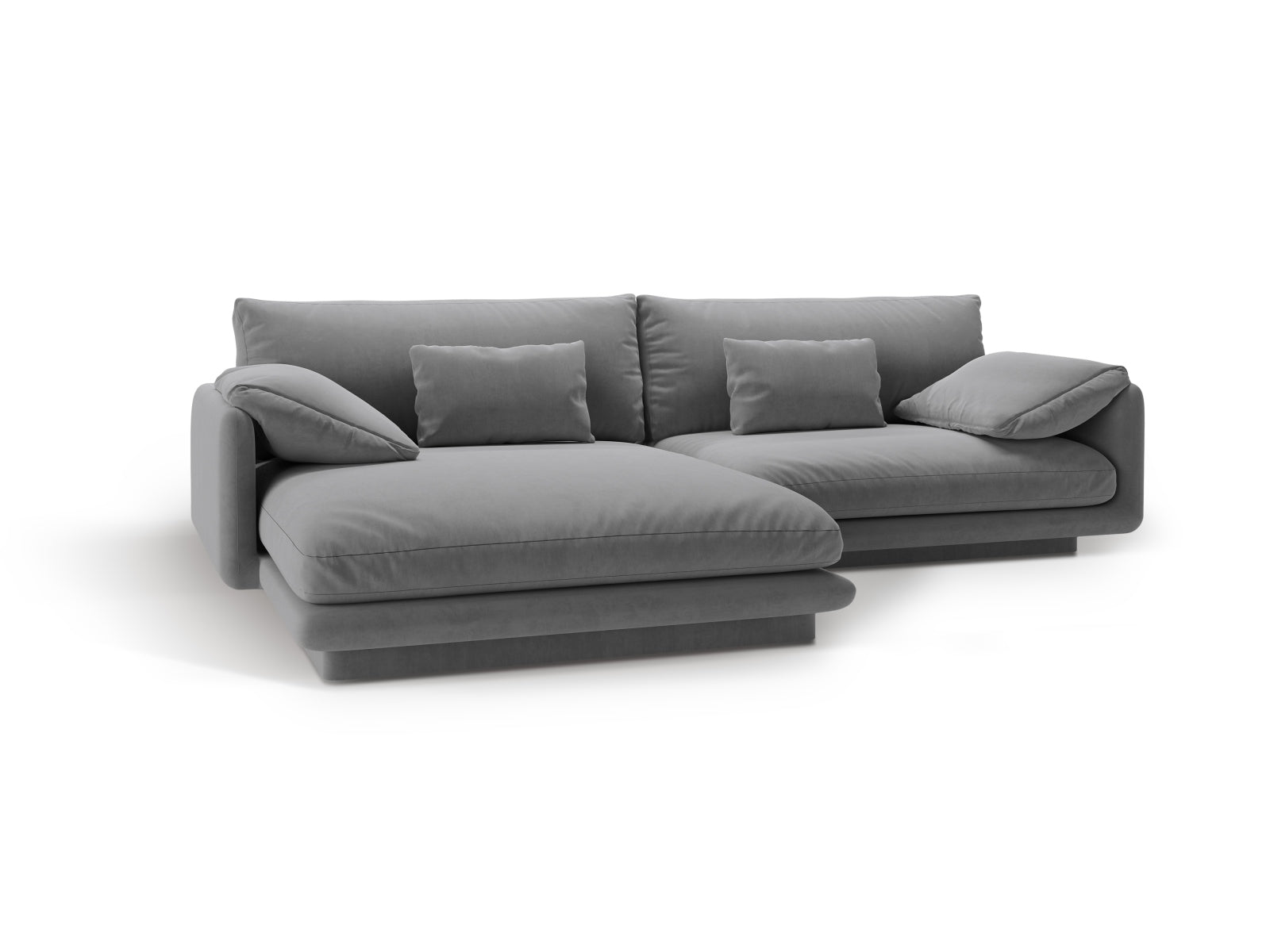 Entdecken Sie das Torino Velour Ecksofa 4 Sitzer von Micadoni – elegantes Design, erstklassiger Komfort und ideal für Ihr stilvolles Wohnambiente.