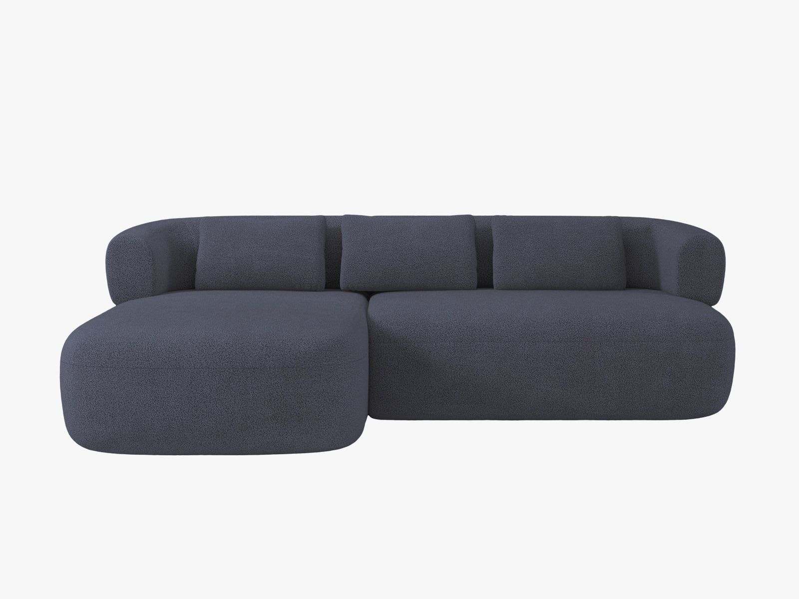 Jenny Ecksofa links 5 Sitzer in Dark Blue-Now or Never präsentiert im Onlineshop von KAQTU Design AG. L-Sofa links ist von Micadoni